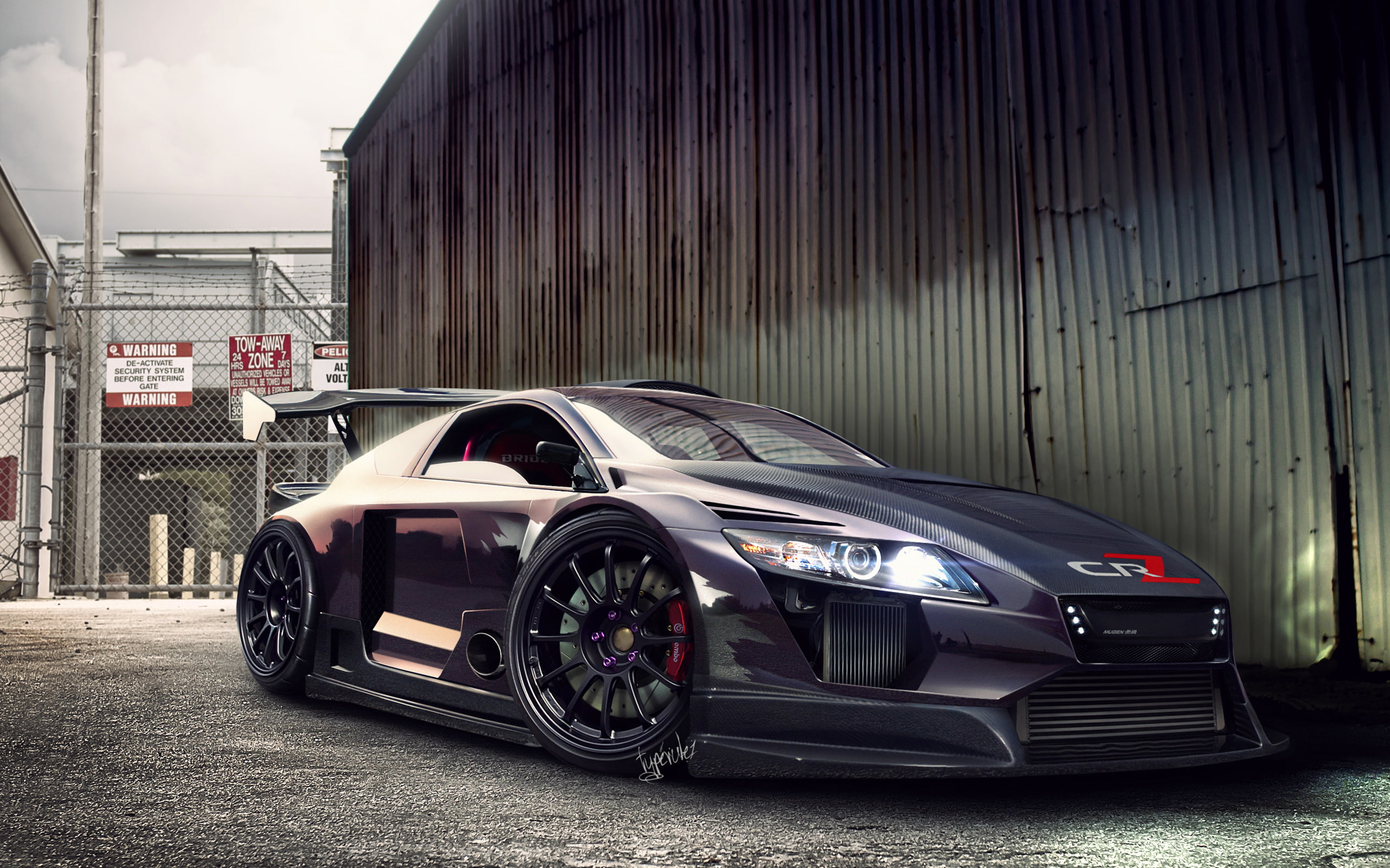 z, crz, 2K, gray, cr, honda, HD Wallpaper