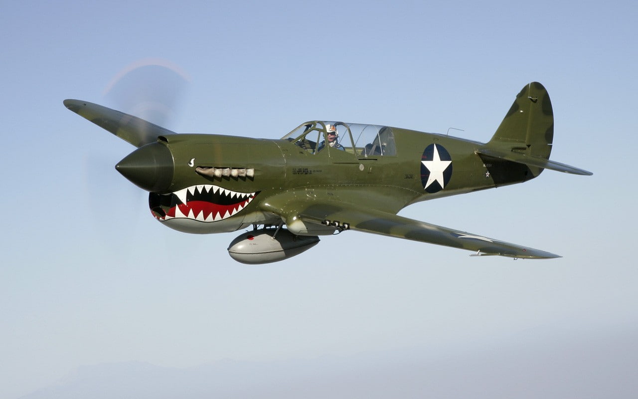 aircraft, military aircraft, 720P, p-40, HD Wallpaper