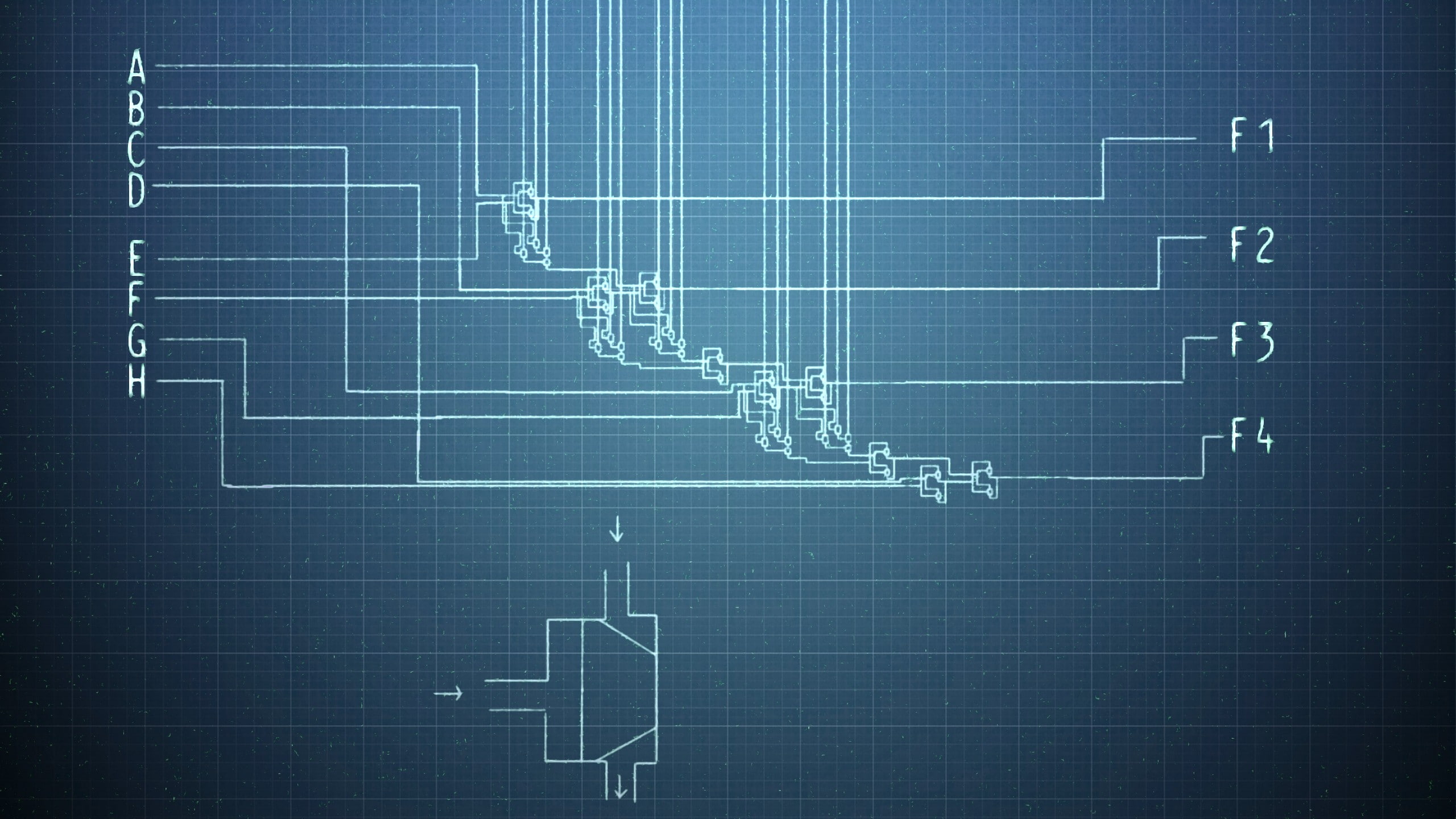 Engineering, Schematic, 2K, HD Wallpaper
