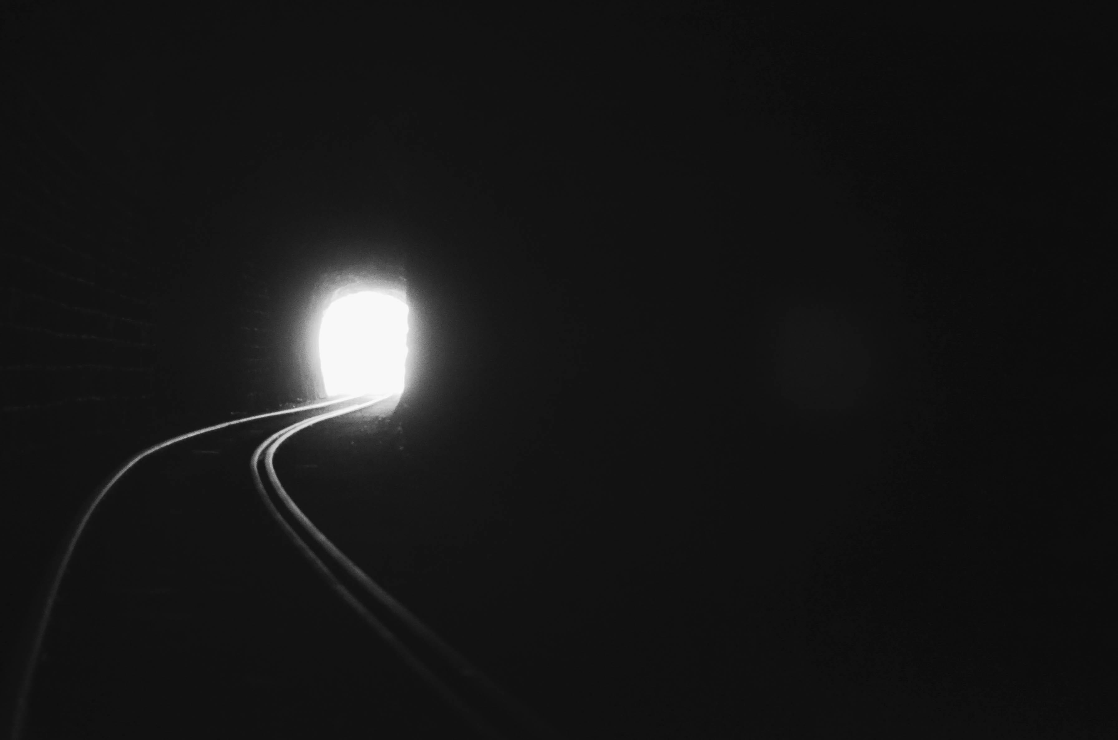 glowing, 2K, studio shot, transportation, argentina, street, nature, black and white, light at the end of the tunnel, electricity, lighting equipment, HD Wallpaper