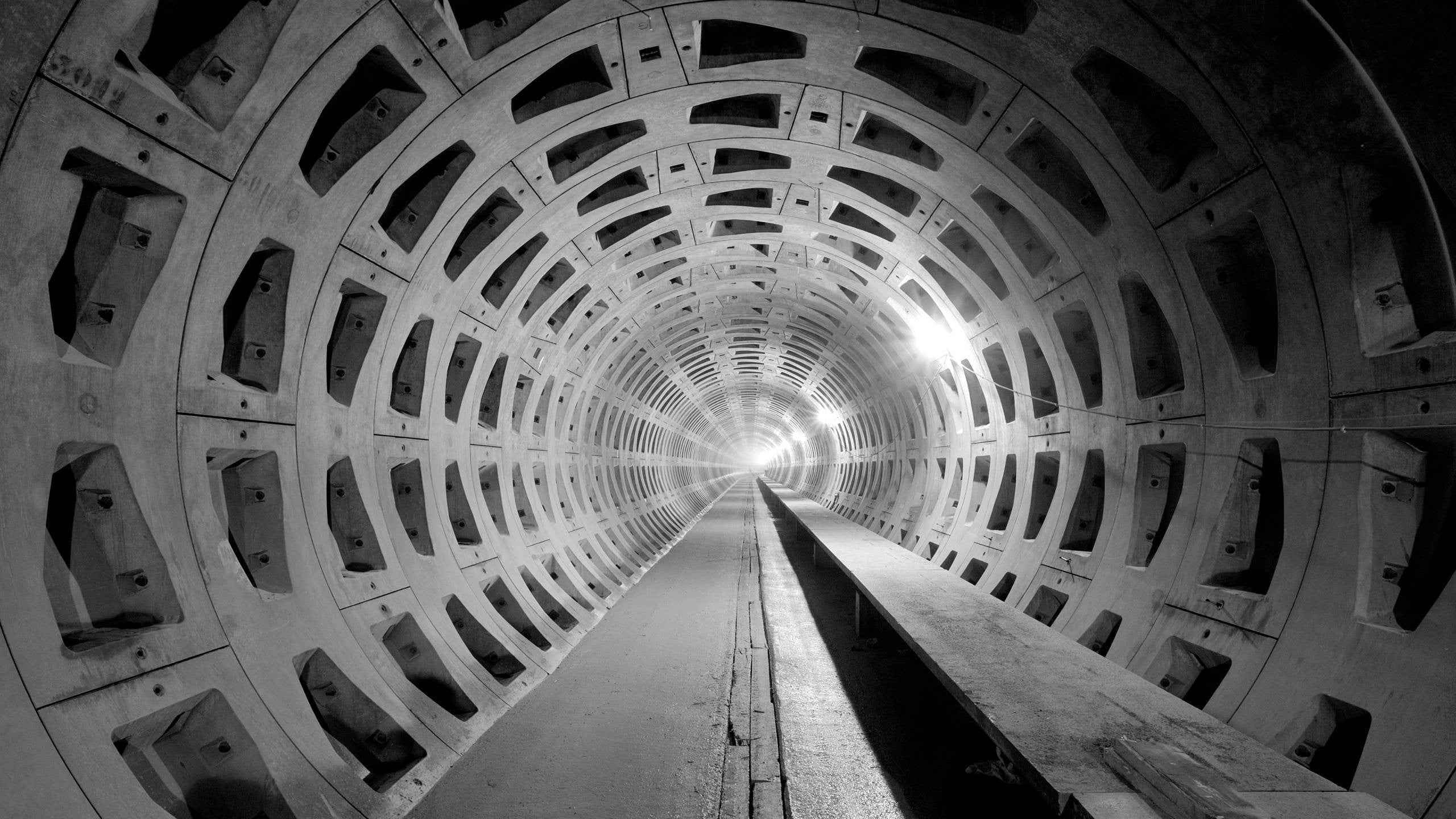 the way forward, light at the end of the tunnel, transportation, untitled, geometric shape, design, digital composite, indoors, creativity, circle, pattern, HD Wallpaper