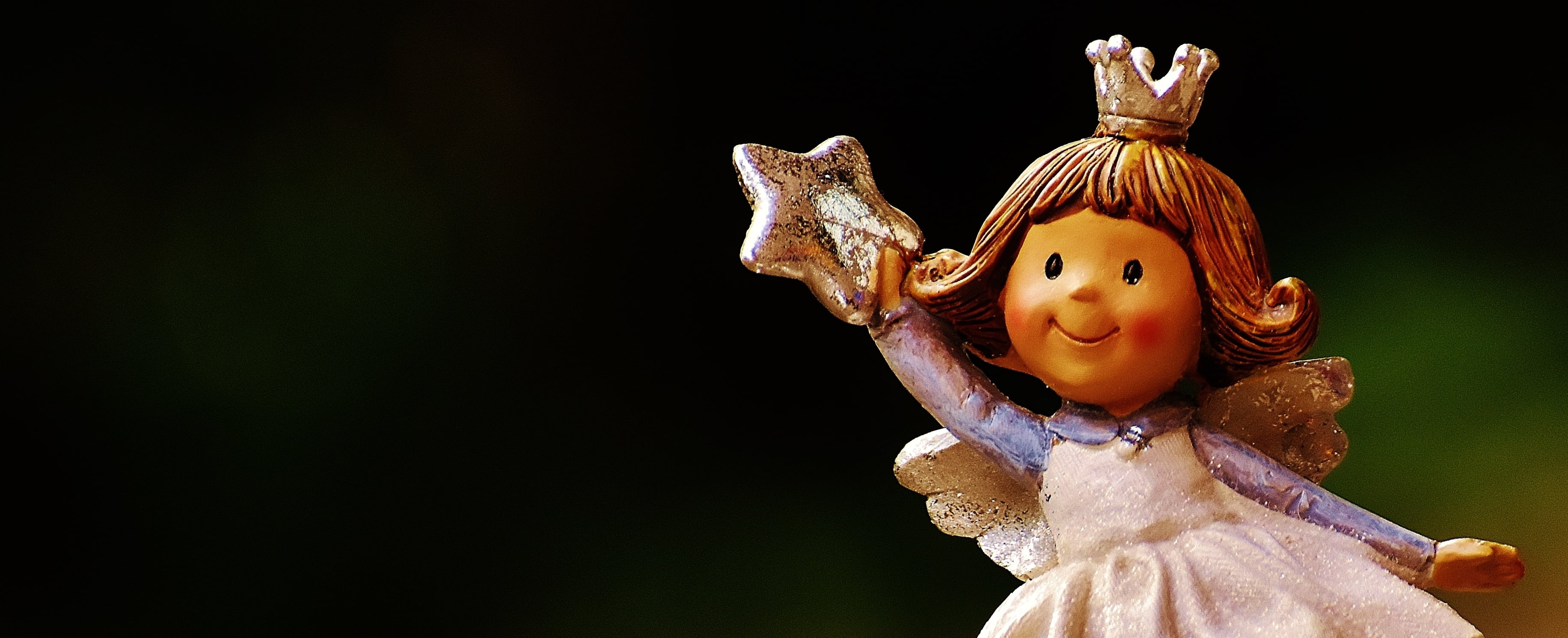 decorative, nature, star, girl, photo, holding, figures, christmas, childhood, black background, banner, women, children only, halloween, christmas time, HD Wallpaper