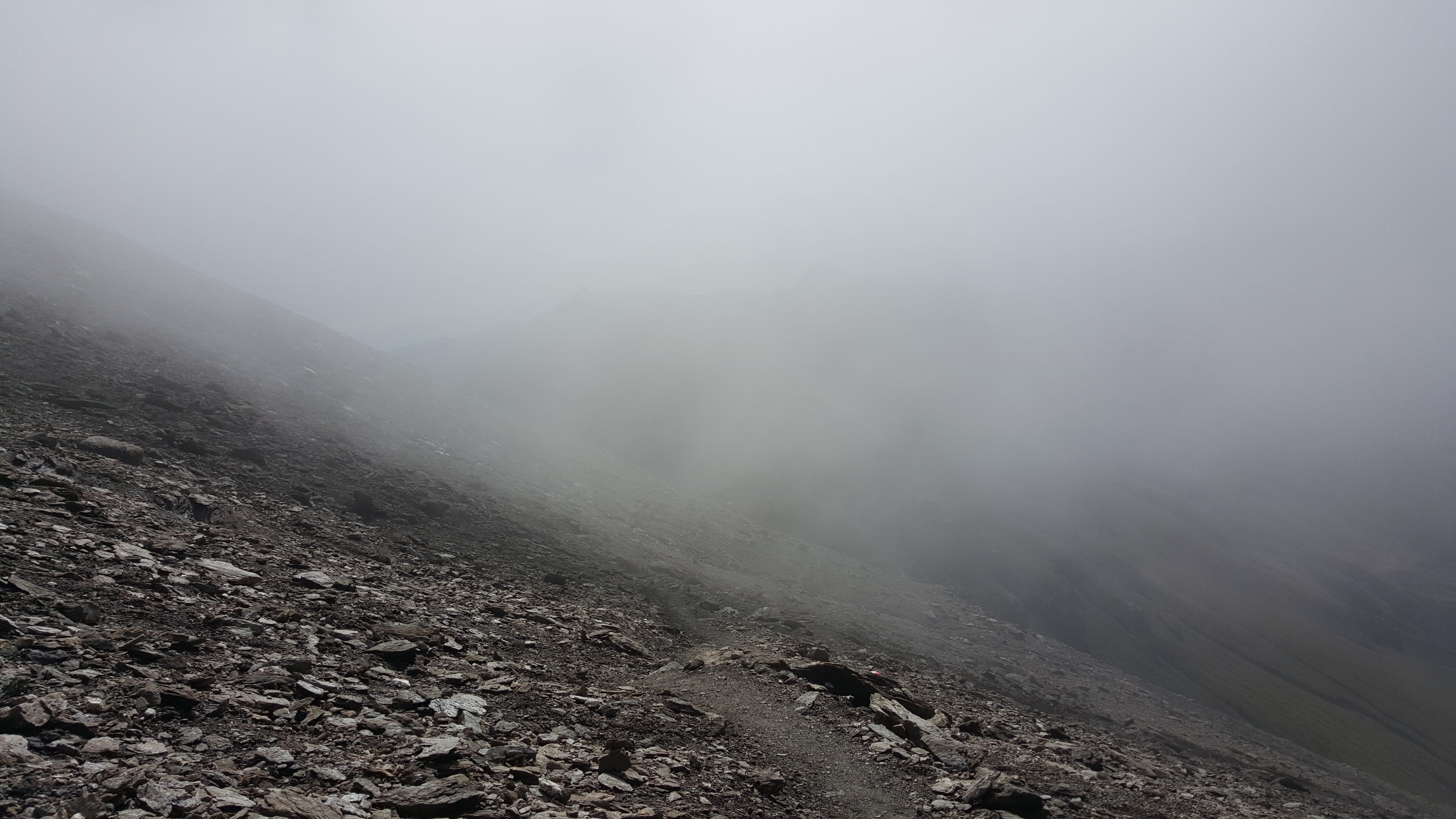 trail, landscape, atmospheric mood, field, alps, no people, smog, beauty in nature, landscape photography, rocks, novalesa, stone, non-urban scene, tranquility, HD Wallpaper