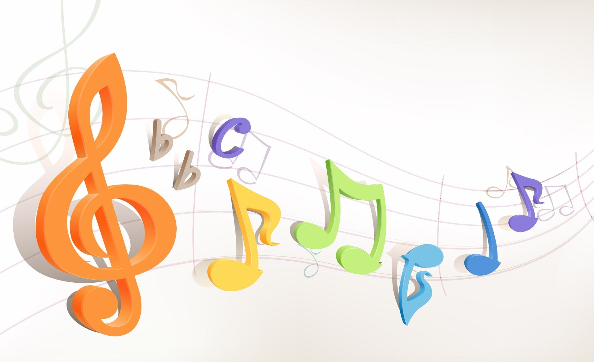 music, text, white color, close-up, 1080P, Musical, education, western script, Vector Art, Notes, sign, cut out, studio shot, multi colored, paper, purple, HD Wallpaper