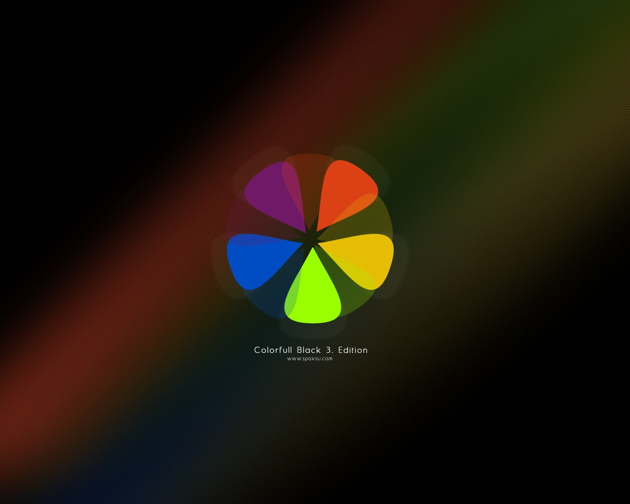 colorfull, third, black, abstract, 720P, 3, spaksu, hd, color, HD Wallpaper
