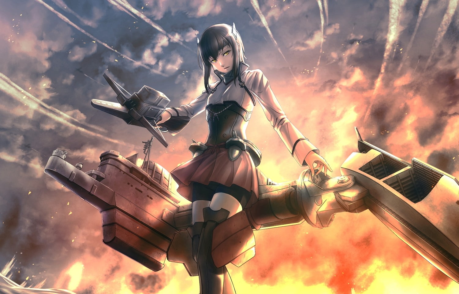 Taihou (KanColle), 720P, Kantai Collection, fan art, HD Wallpaper