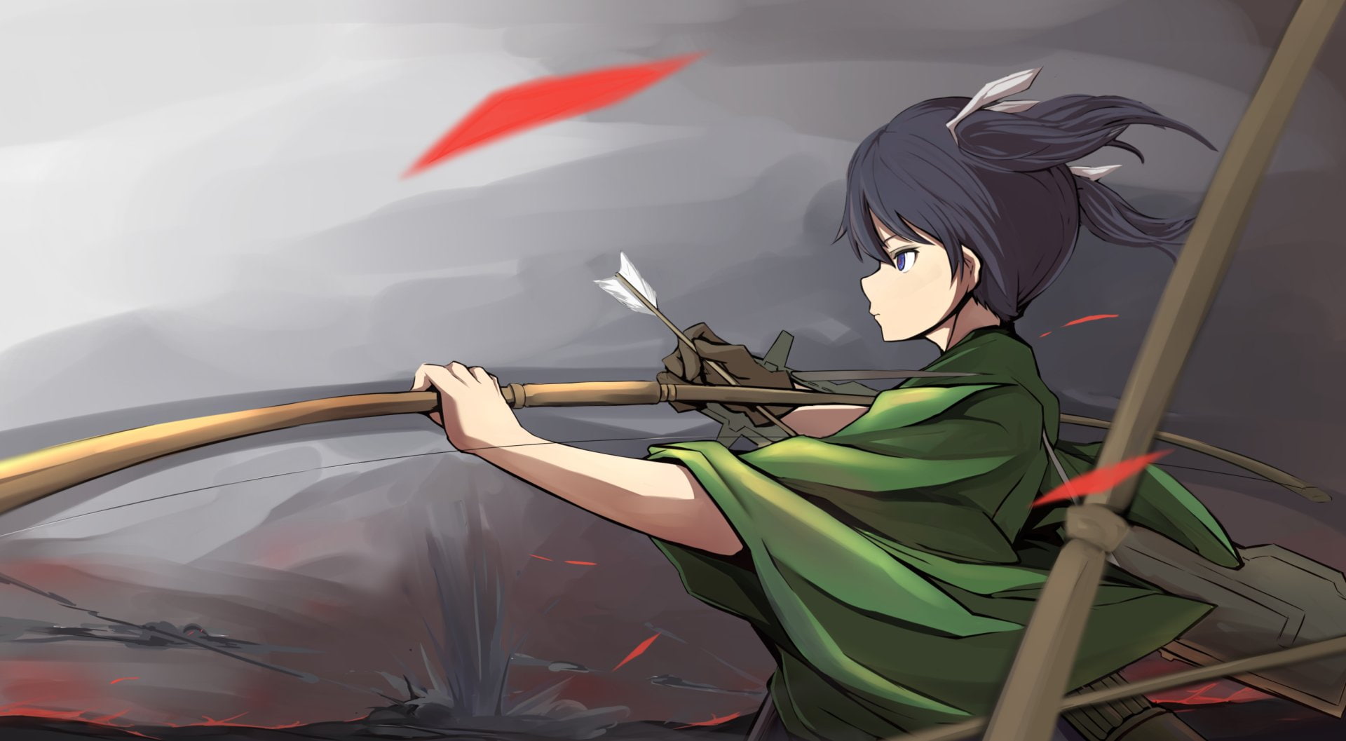 1080P, Anime, Kantai Collection, Souryuu (Kancolle), HD Wallpaper