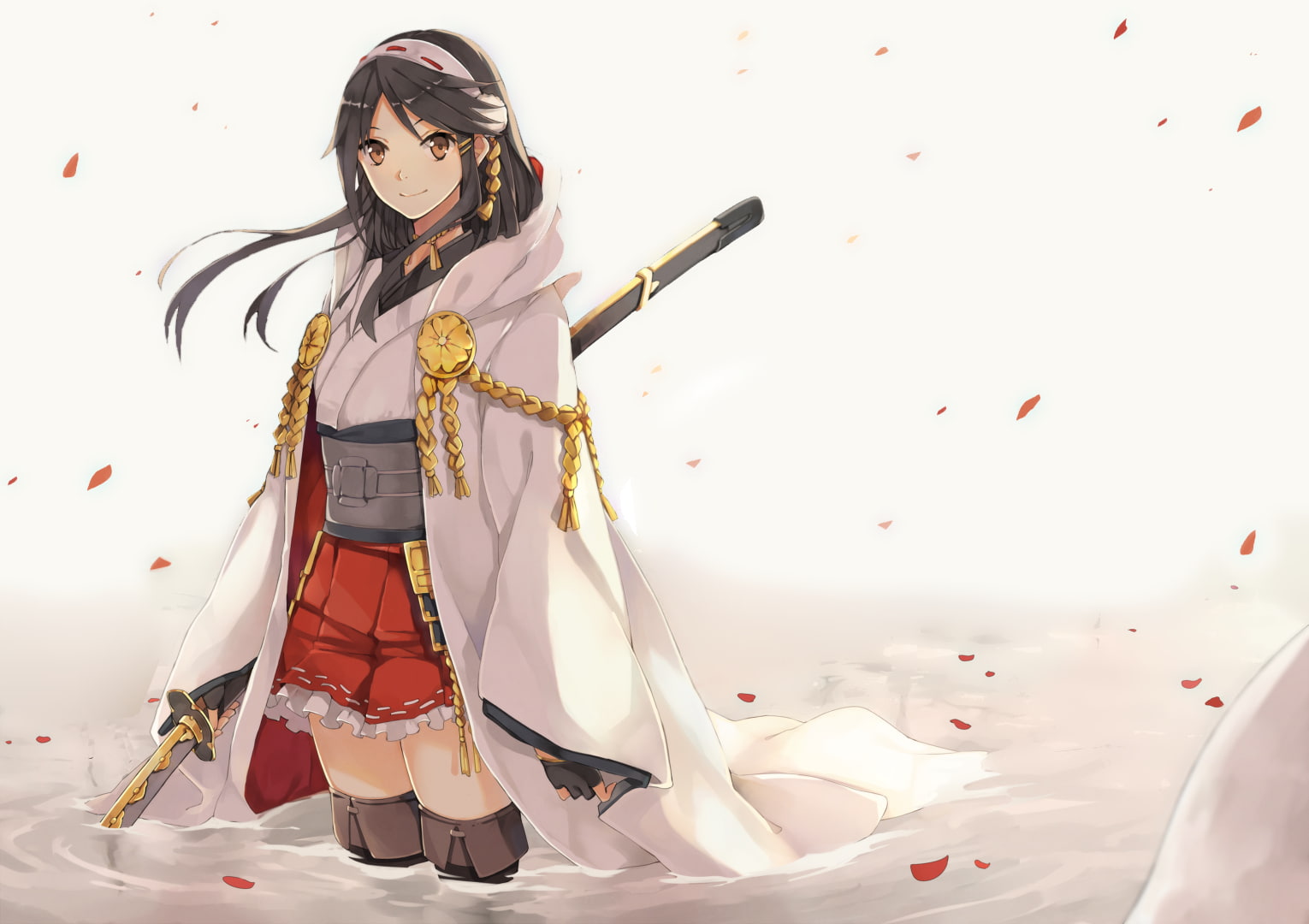 anime girls, anime, Haruna (KanColle), Kantai Collection, 720P, HD Wallpaper