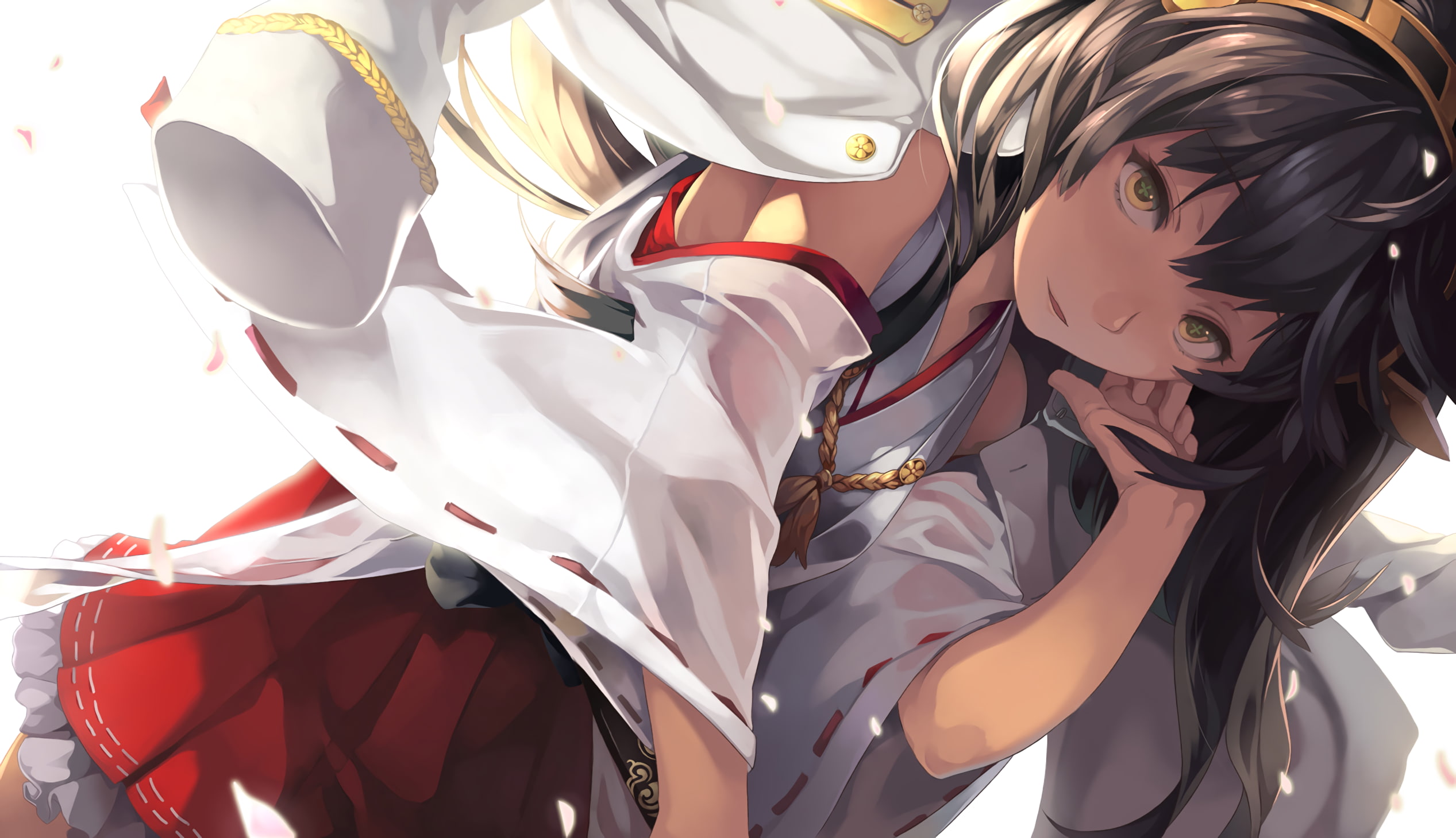 Haruna (KanColle), 1080P, anime, Kantai Collection, anime girls, HD Wallpaper