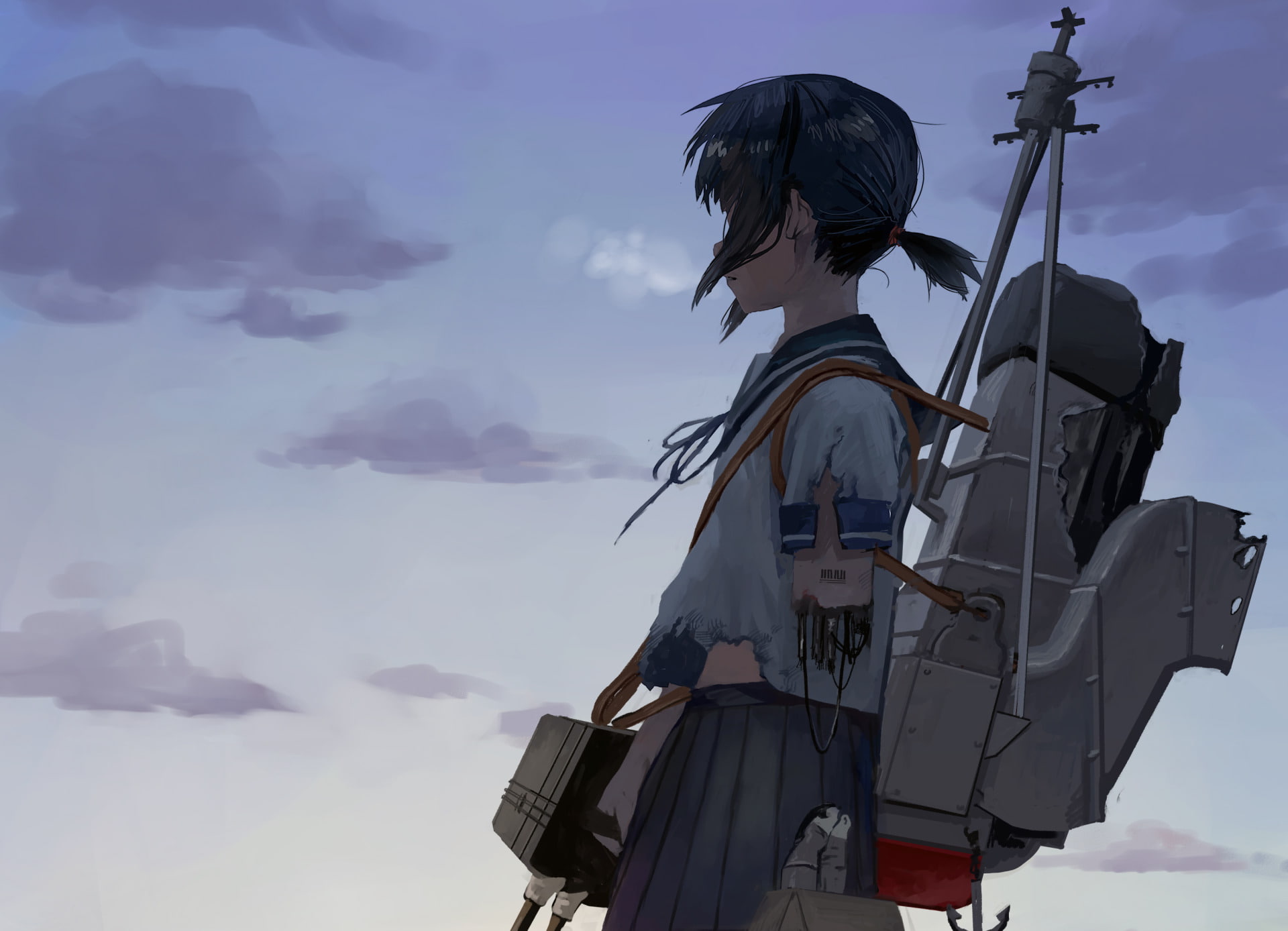 Fubuki (Kancolle), 1080P, Kantai Collection, Anime, HD Wallpaper