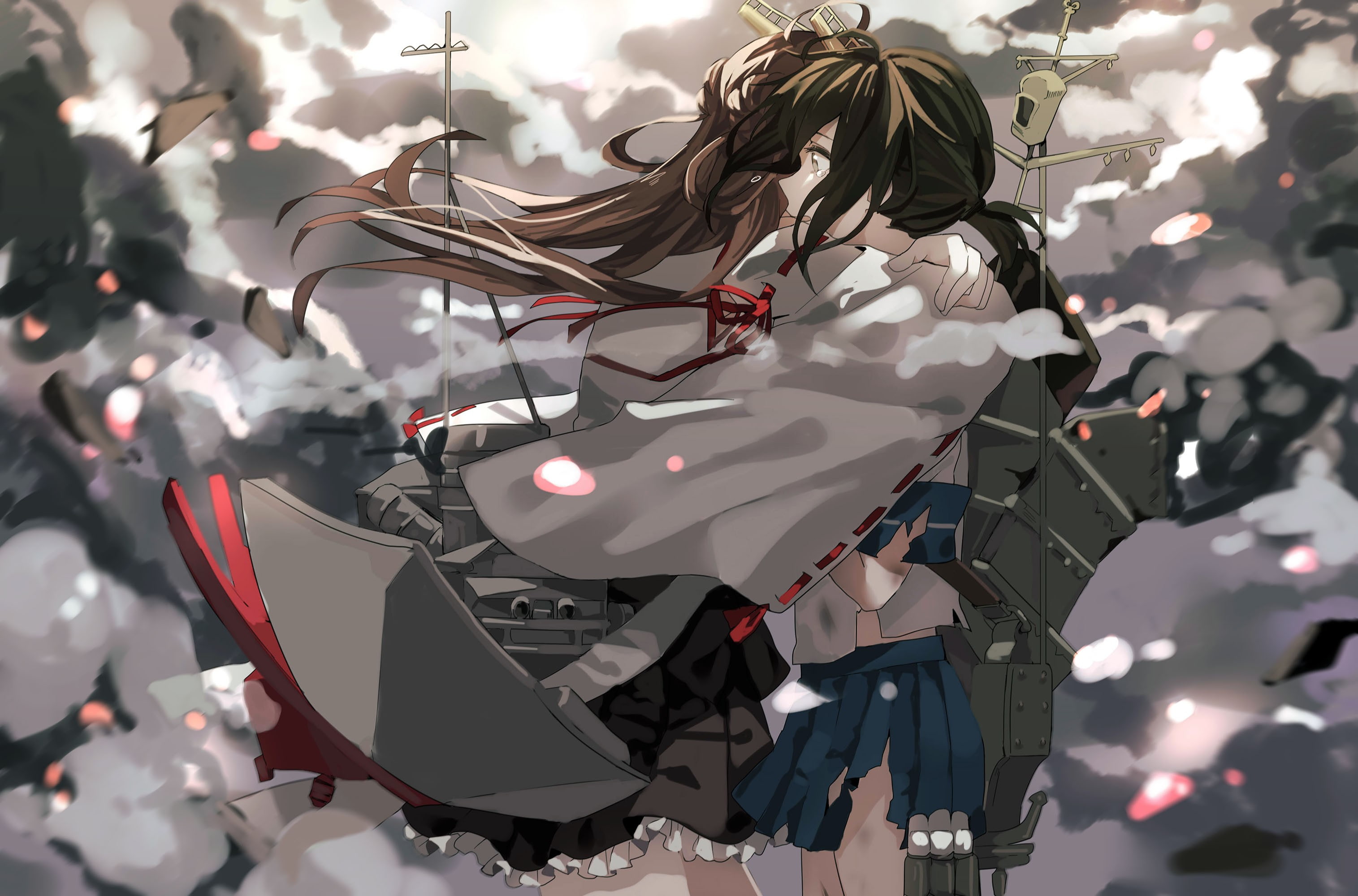 2K, Kongou (KanColle), Kantai Collection, Fubuki (KanColle), anime, HD Wallpaper