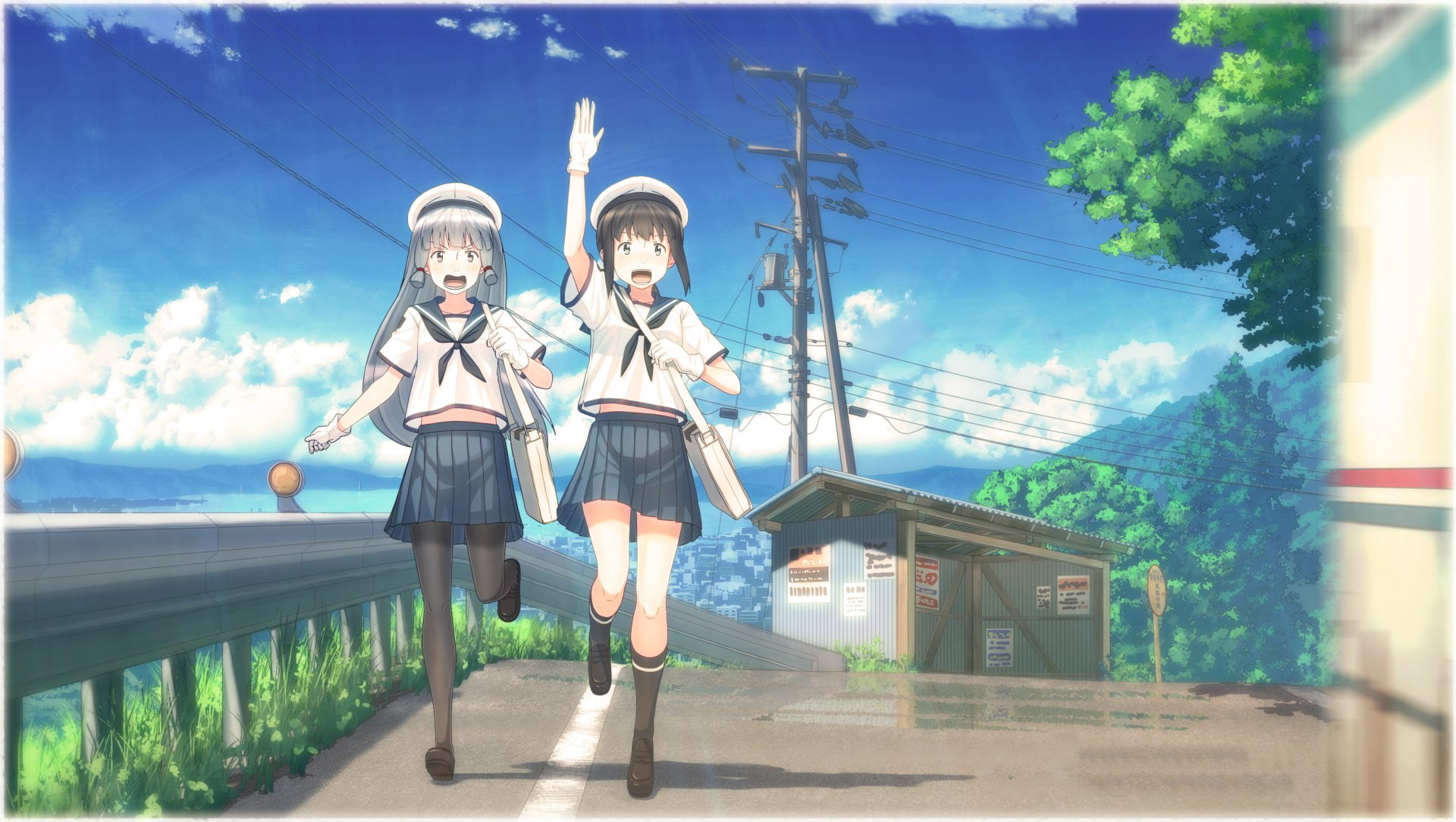 Kantai Collection, 1080P, Anime, Murakumo (Kancolle), Fubuki (Kancolle), HD Wallpaper