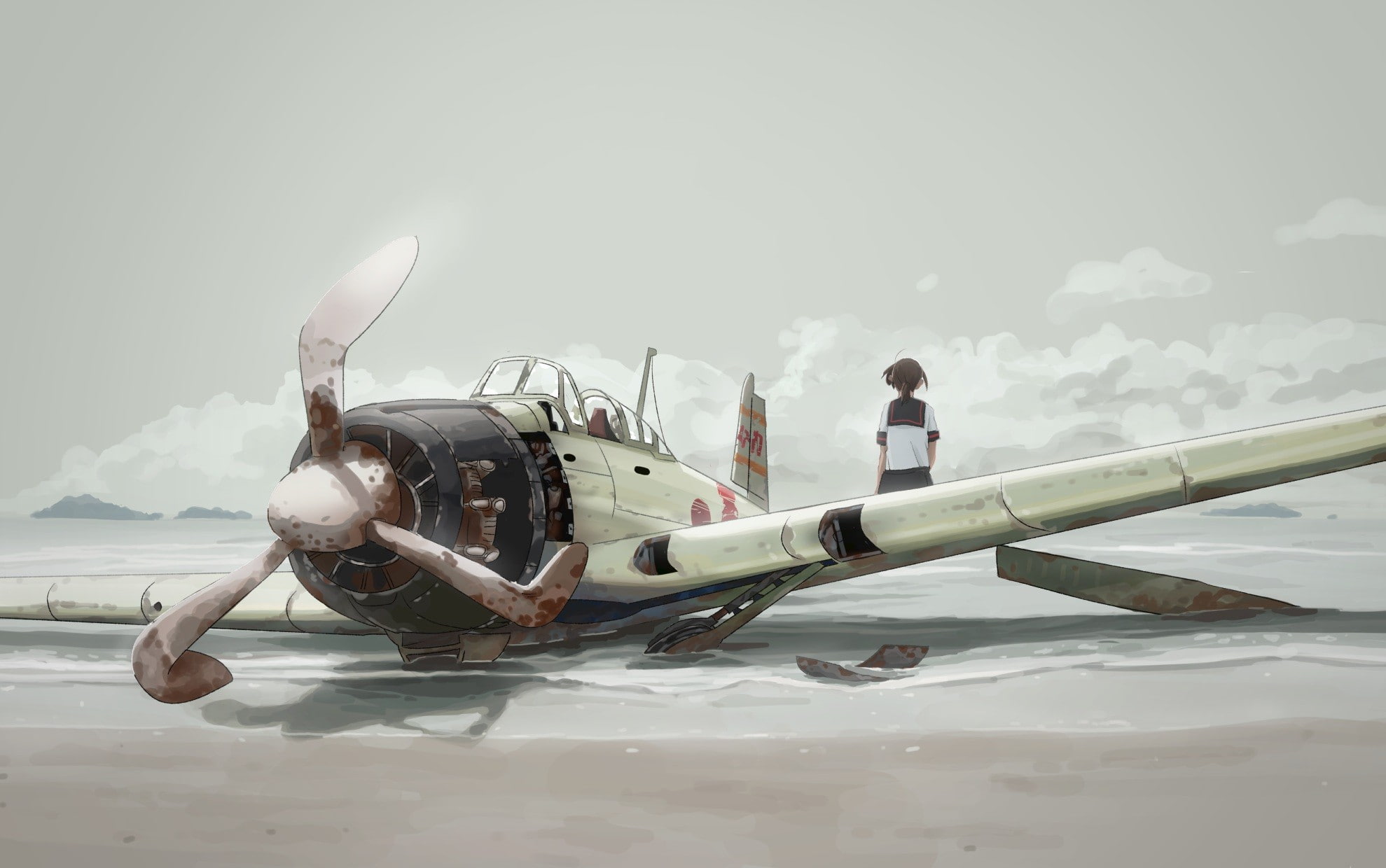 Fubuki (Kancolle), Anime, Kantai Collection, 1080P, HD Wallpaper