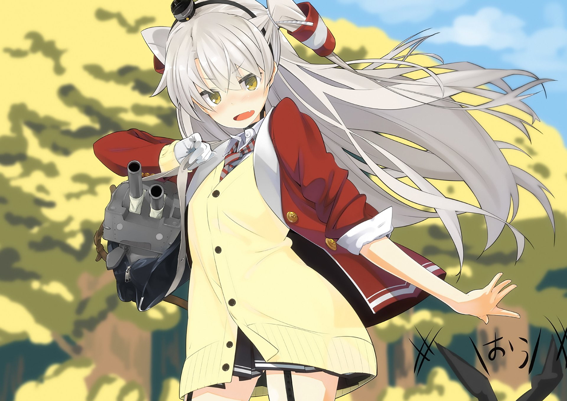 Amatsukaze (Kancolle), Kantai Collection, 1080P, Anime, HD Wallpaper