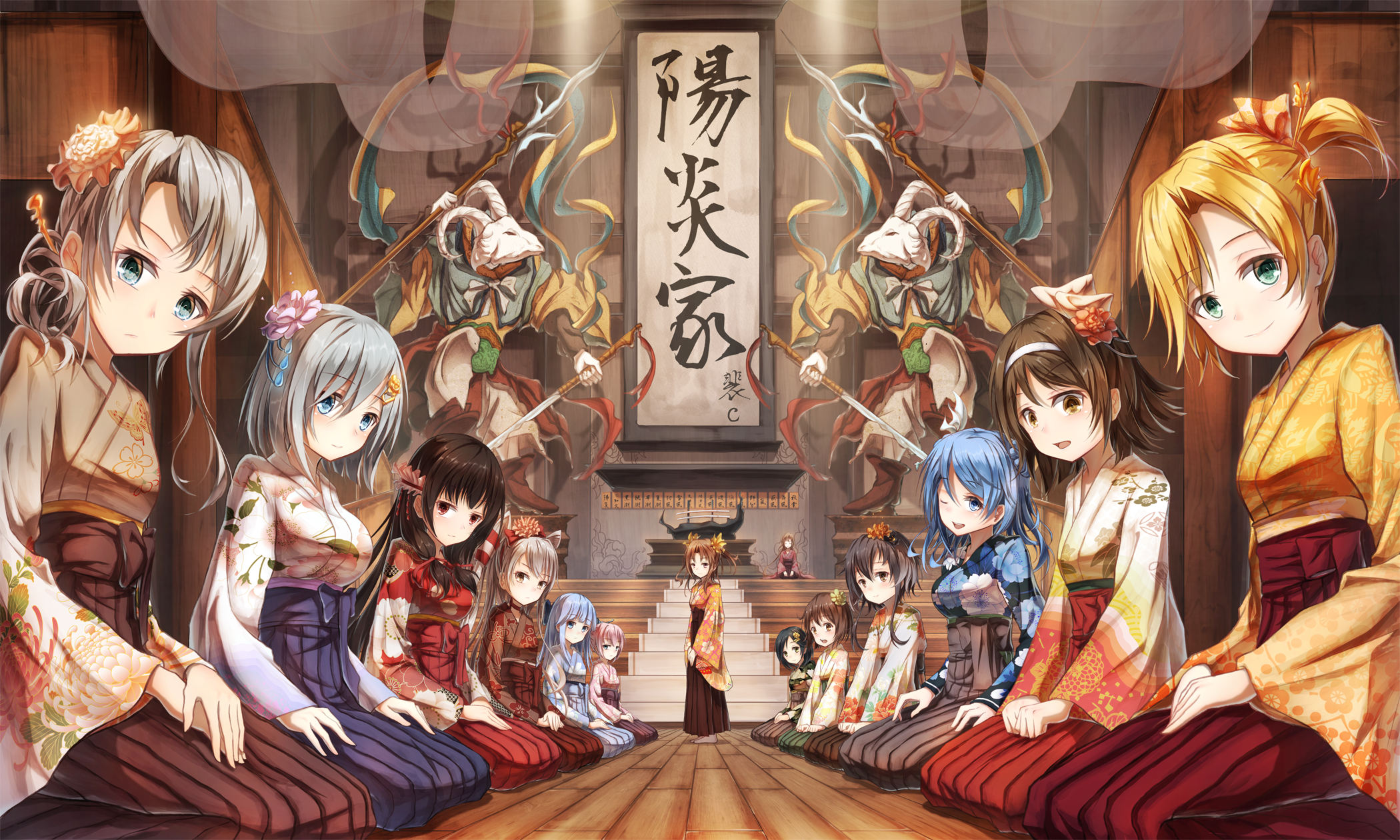 Amatsukaze (Kancolle), Kantai Collection, Anime, Tokitsukaze (Kancolle), Shiranui (Kancolle), Akigumo (Kancolle), Nowaki (Kancolle), Kuroshio (Kancolle), HD Wallpaper