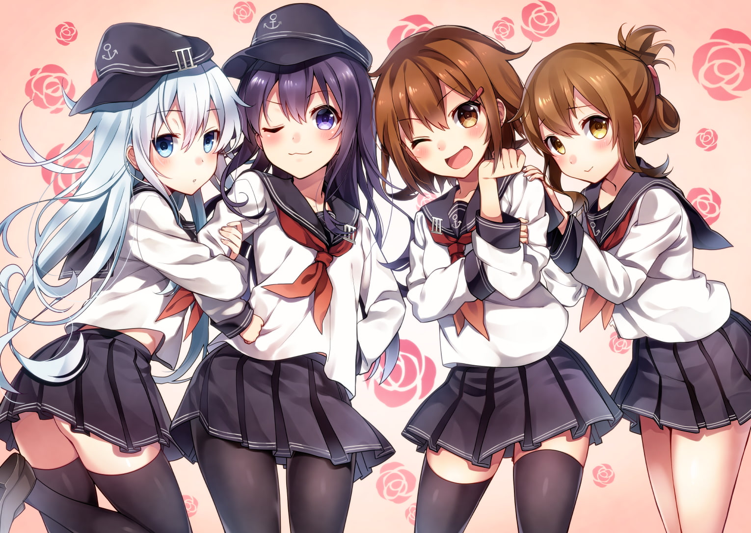 kantai collection, people, kancolle, real people, women, fashion, Anime, hibiki, mask, school uniform, 720P, costume, disguise, representation, ikazuchi, HD Wallpaper
