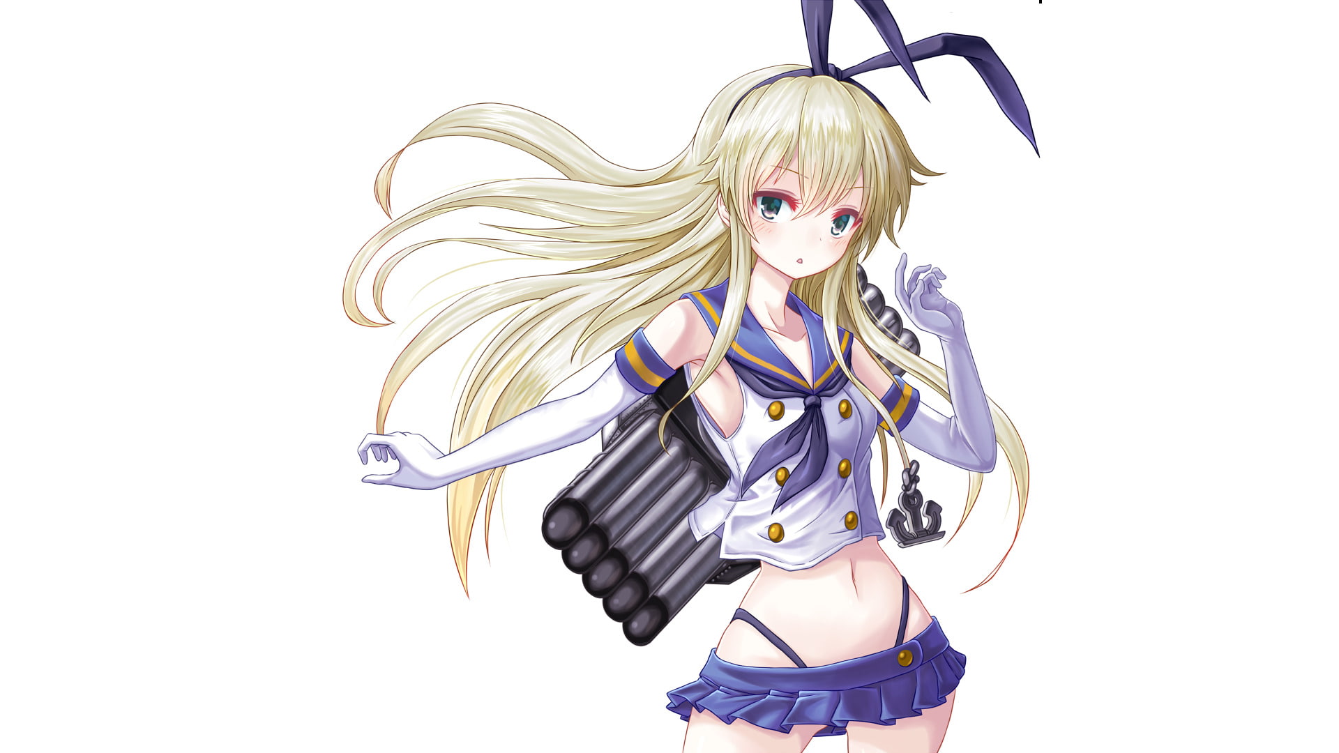 Shimakaze (Kancolle), Kantai Collection, 1080P, Anime, HD Wallpaper