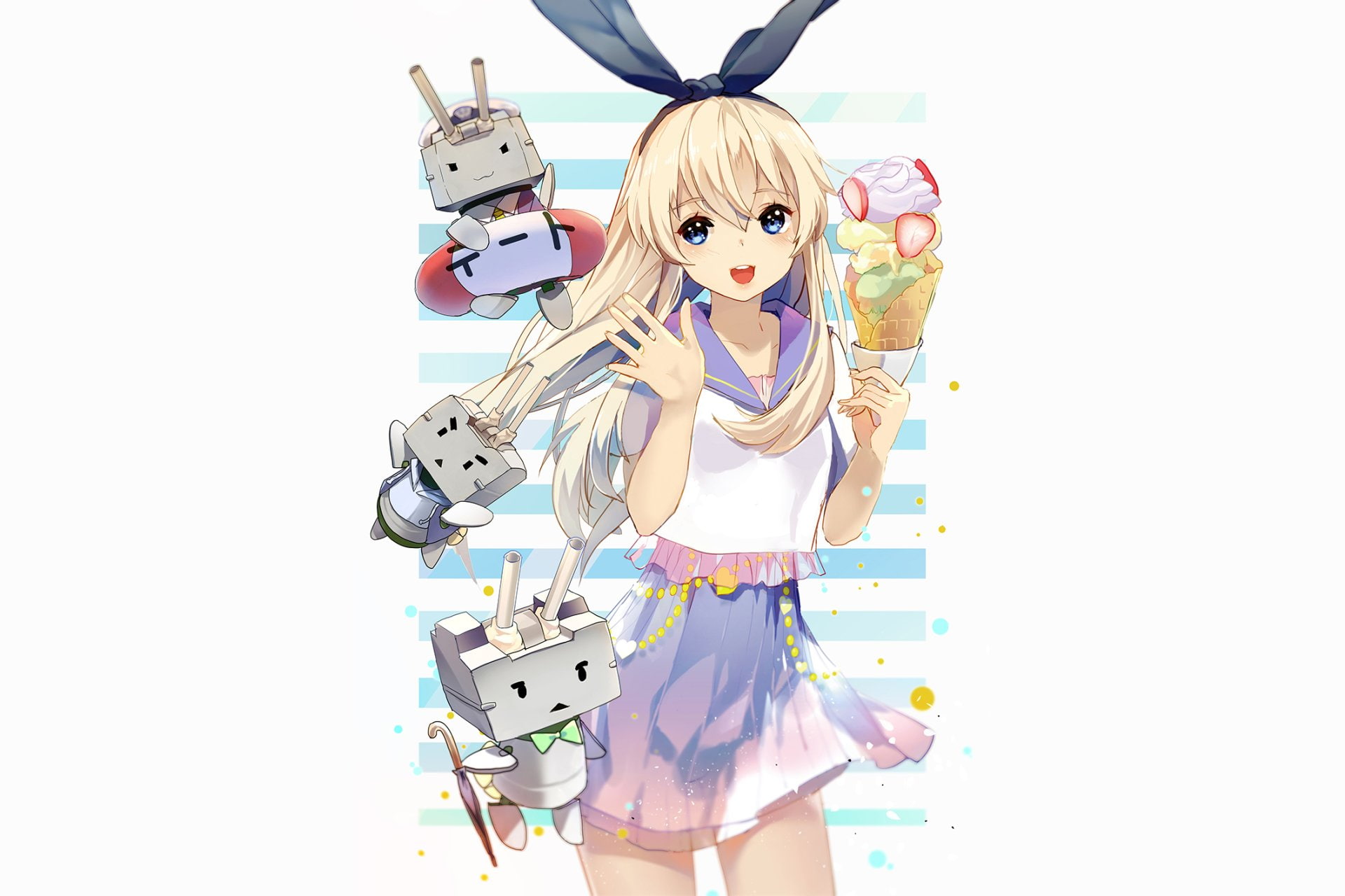 Shimakaze (Kancolle), 1080P, Kantai Collection, Anime, HD Wallpaper