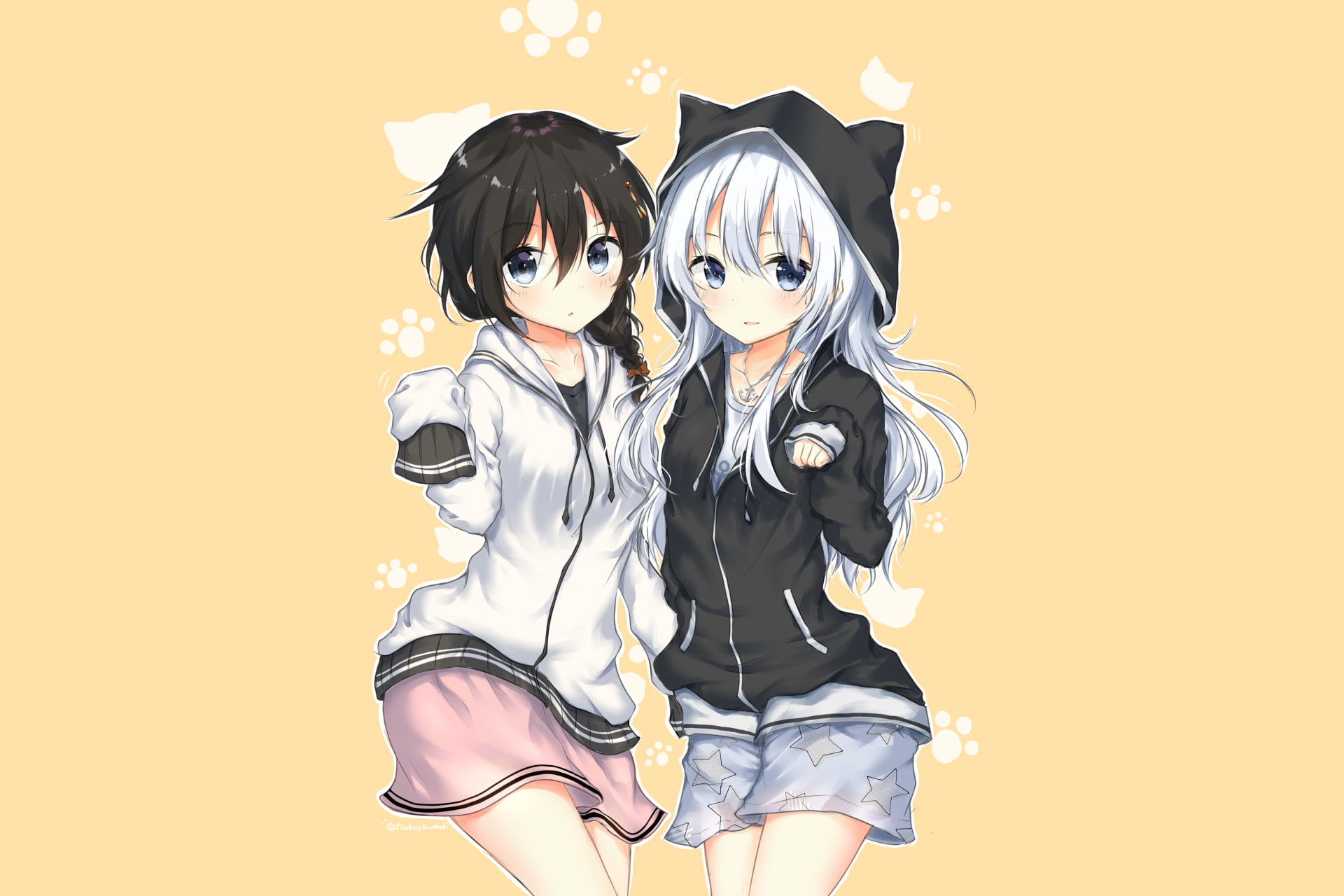 Kantai Collection, Anime, Shigure (Kancolle), 1080P, Hibiki (Kancolle), HD Wallpaper