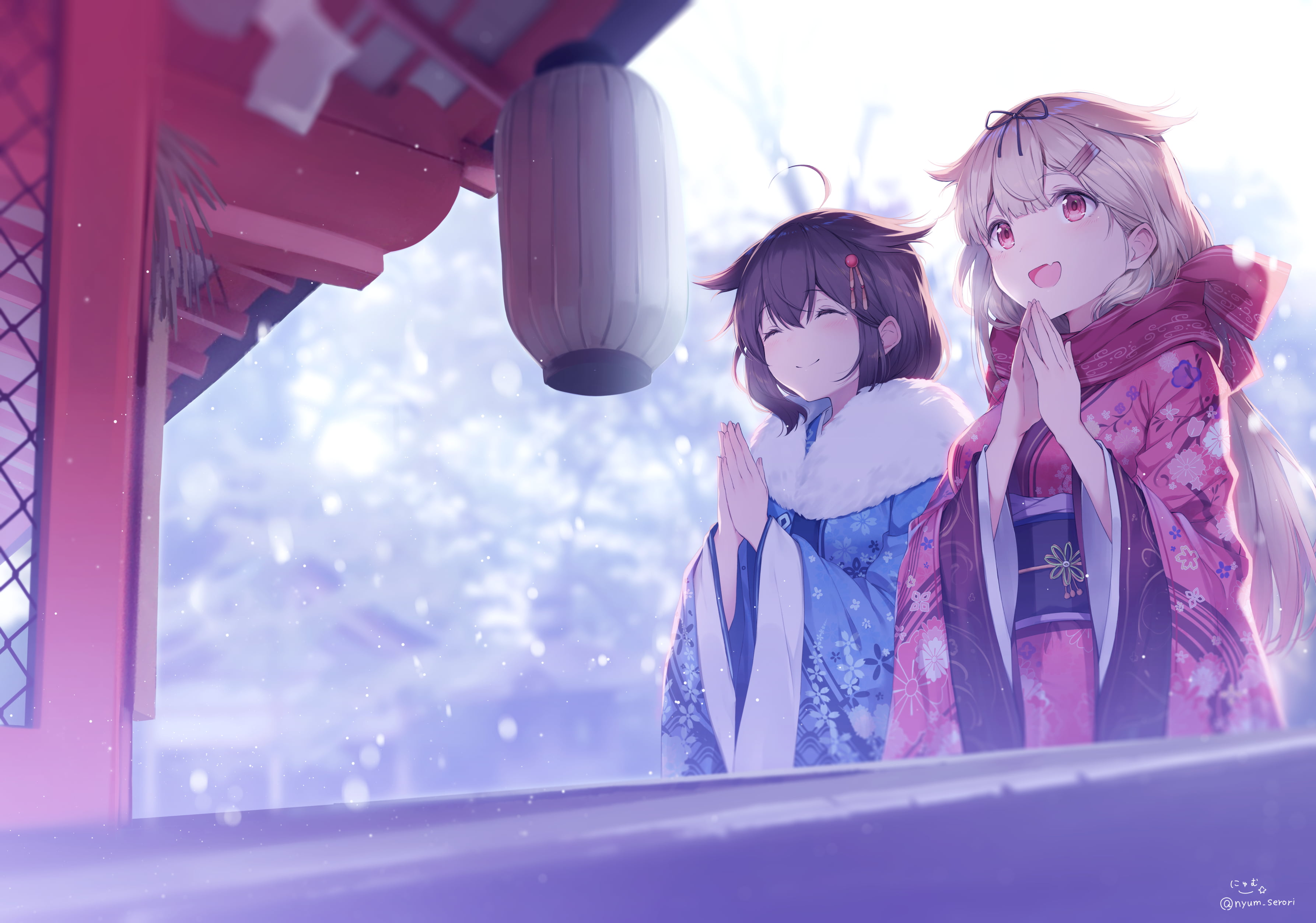 Yuudachi (Kancolle), 2K, Shigure (Kancolle), Anime, Kantai Collection, HD Wallpaper