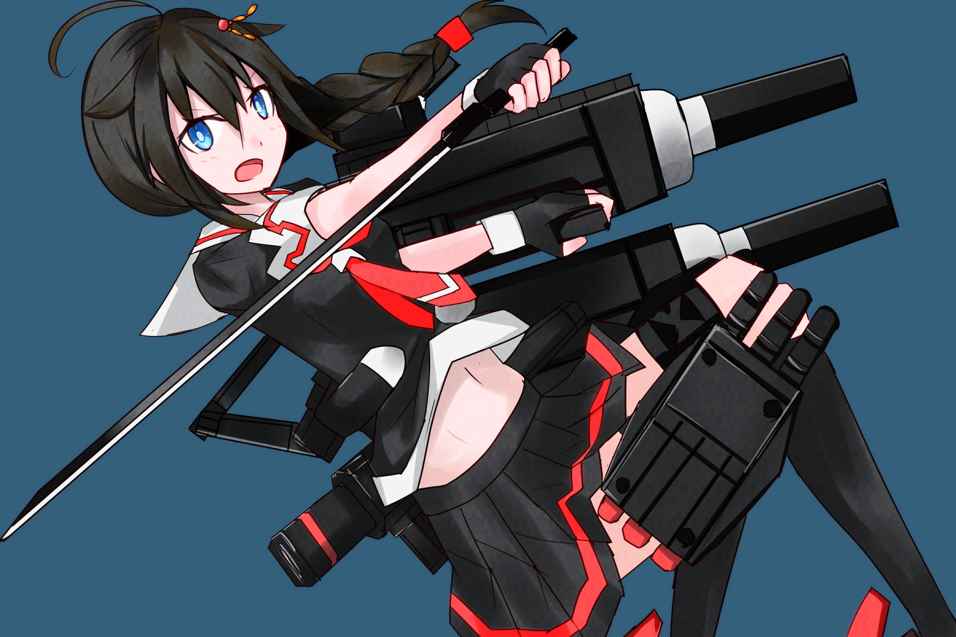 Kantai Collection, Shigure (Kancolle), Anime, 1080P, HD Wallpaper