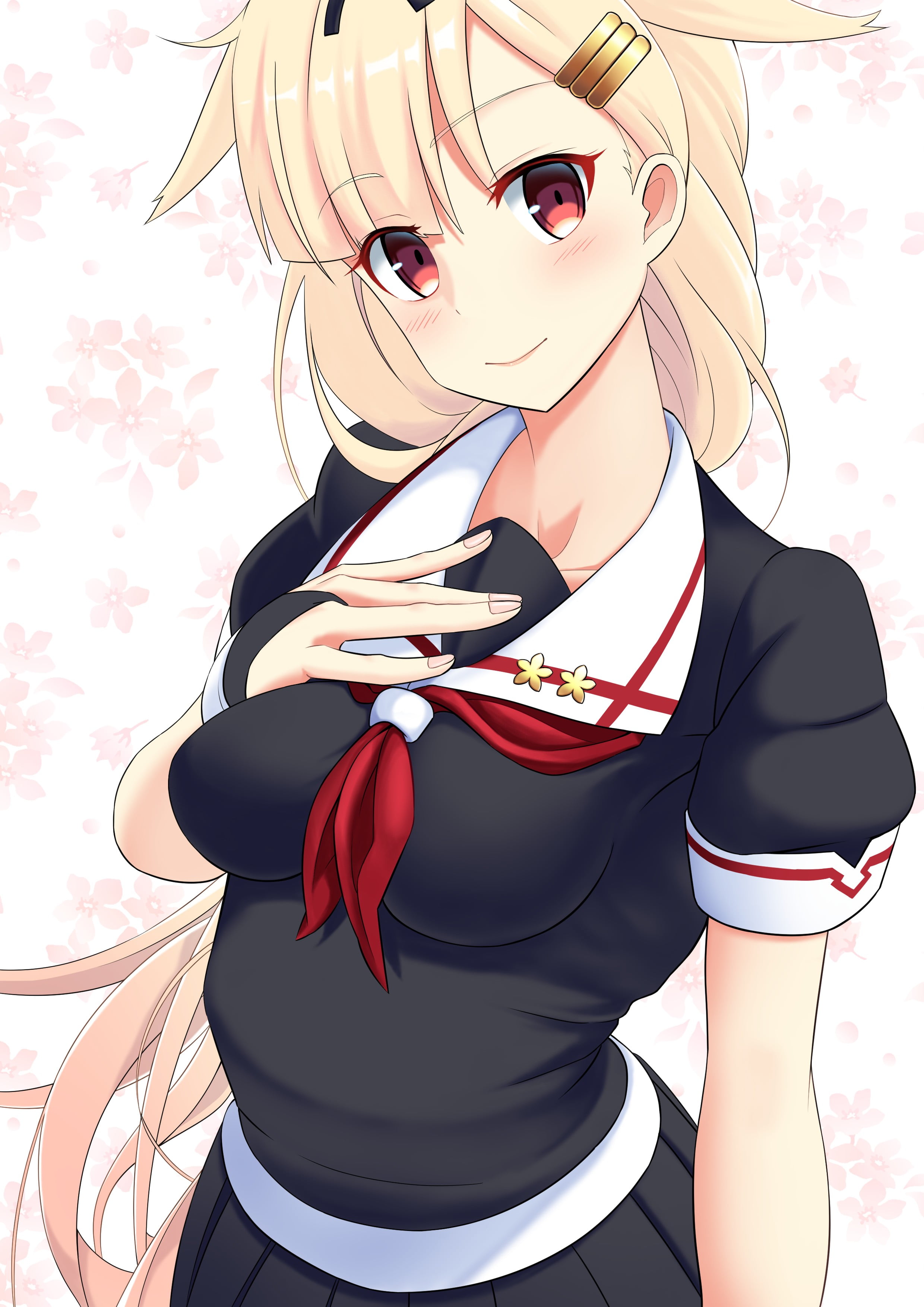one person, young women, three quarter length, young adult, hairstyle, Yuudachi (KanColle), casual clothing, day, lifestyles, 2K, anime, clothing, adult, Phone HD Wallpaper