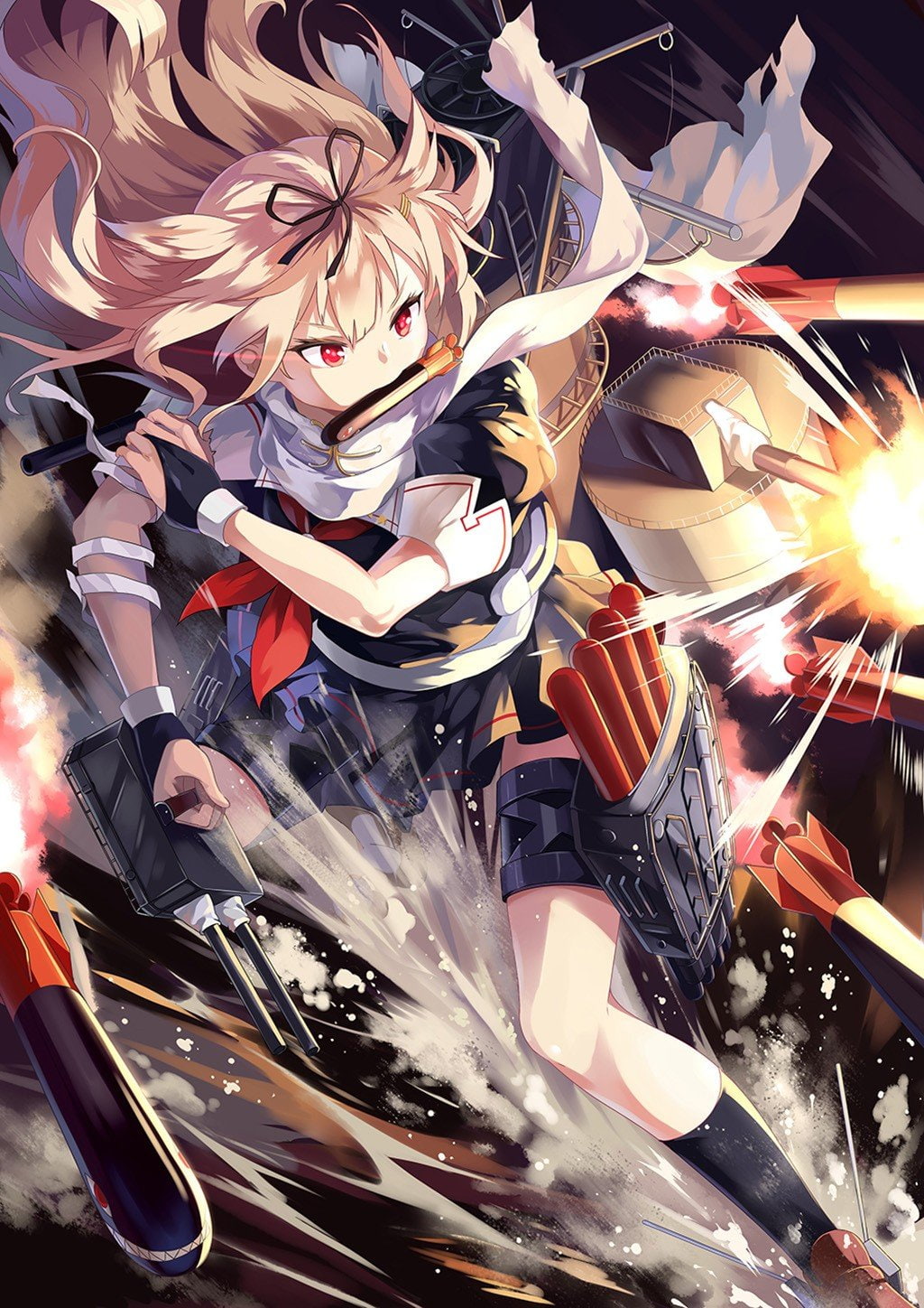 Yuudachi (KanColle), Kantai Collection, 720P, Phone HD Wallpaper