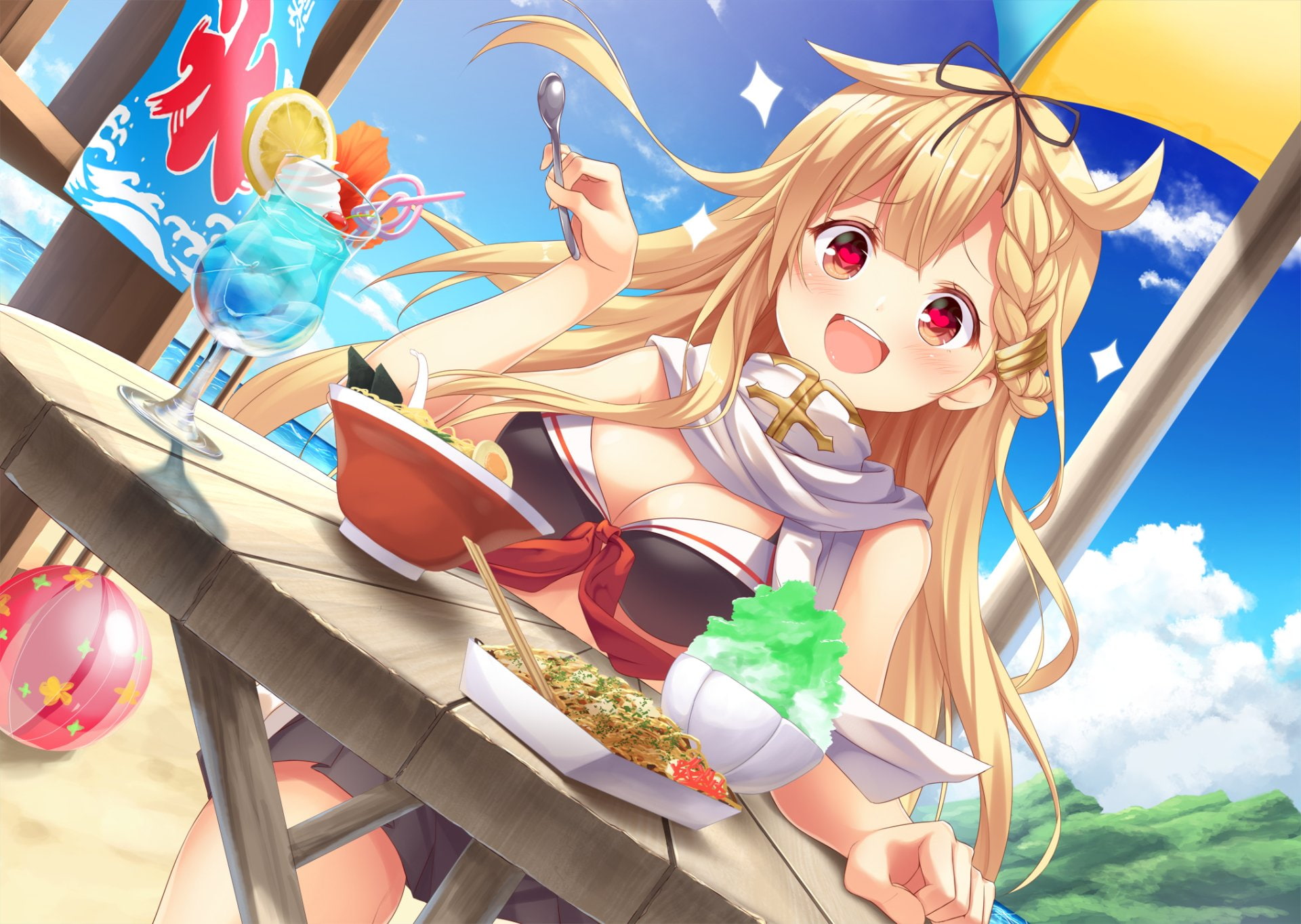 Kantai Collection, Anime, Yuudachi (Kancolle), 1080P, HD Wallpaper