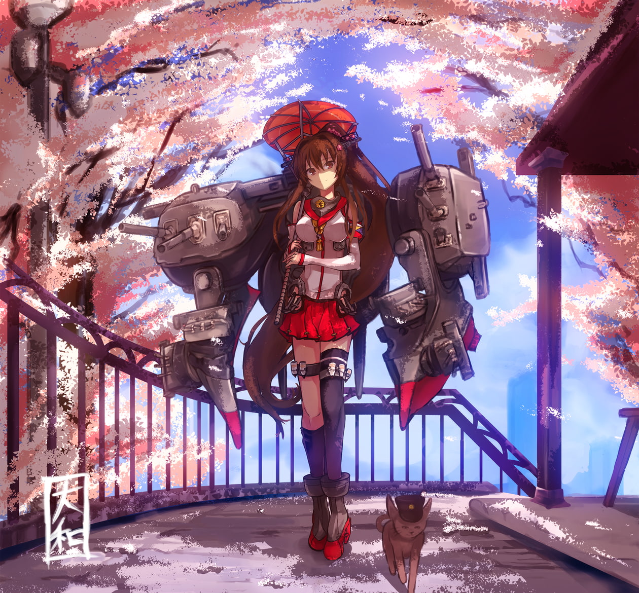 Yamato (KanColle), anime, 480P, Kantai Collection, HD Wallpaper