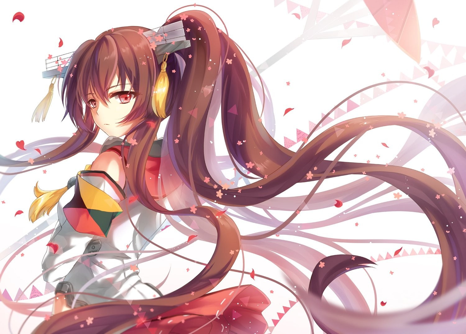 720P, Kantai Collection, Yamato (KanColle), anime, HD Wallpaper