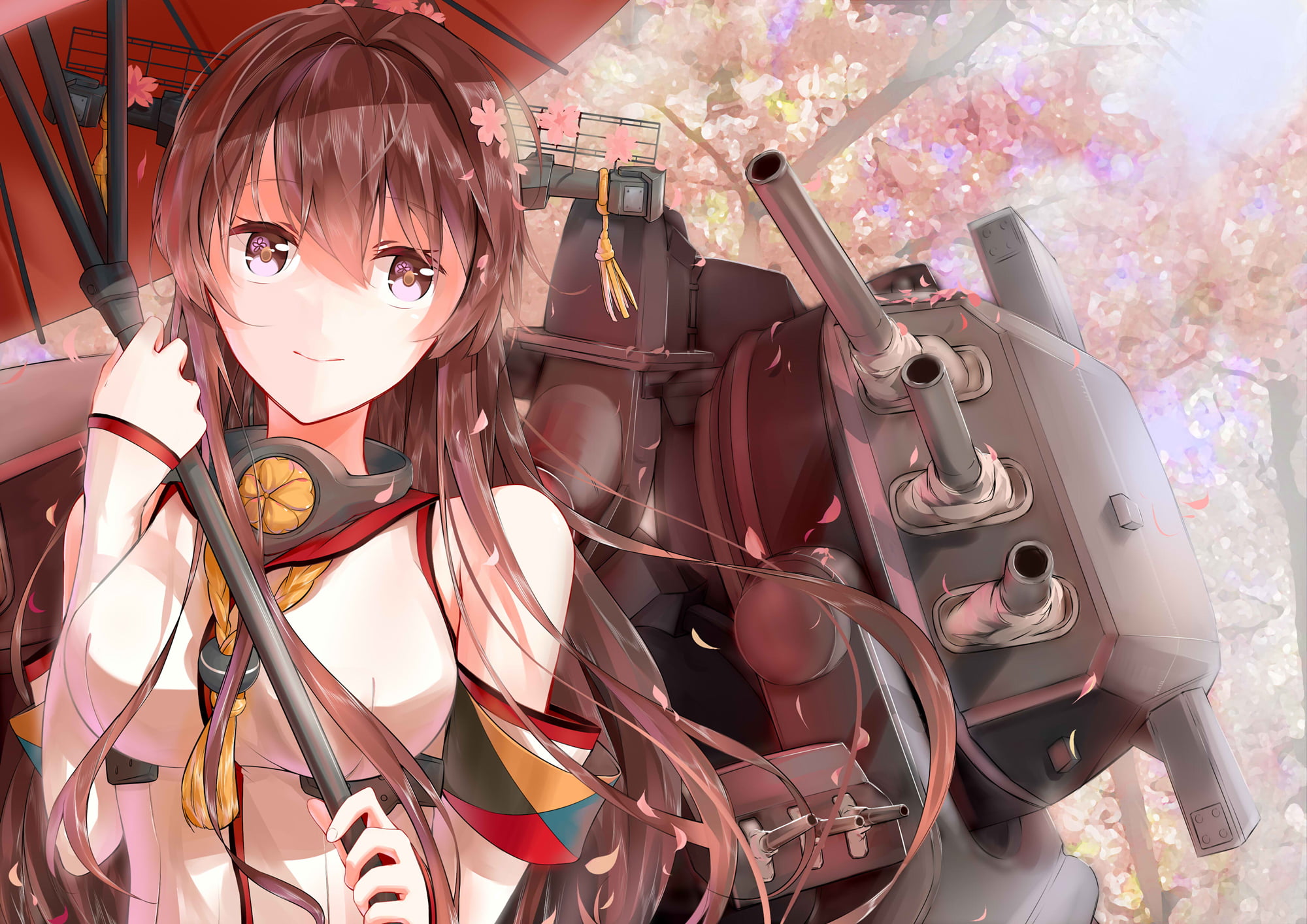 Anime, Yamato (Kancolle), Kantai Collection, 1080P, Girl, HD Wallpaper