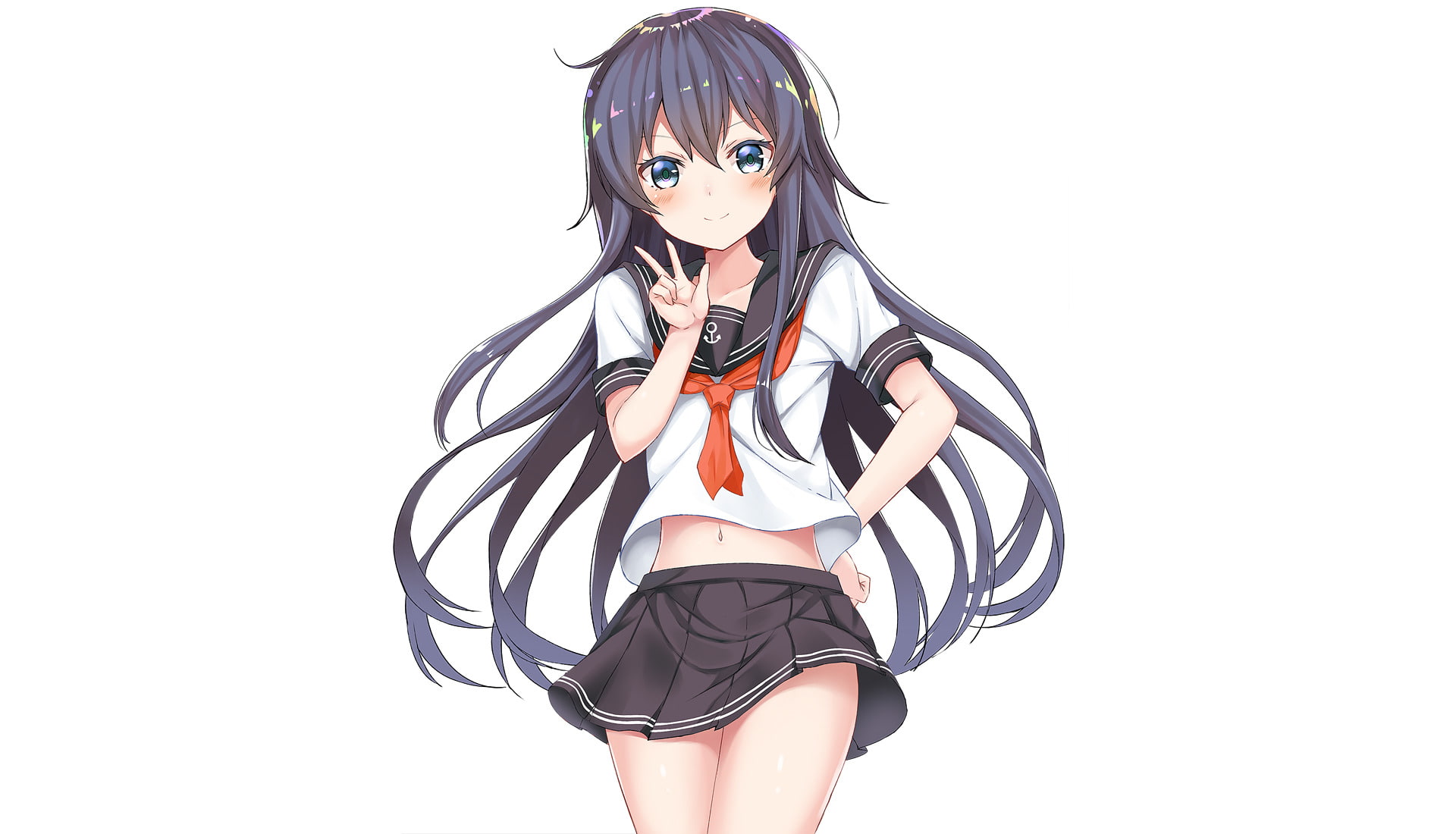 Kantai Collection, Anime, 1080P, Akatsuki (KanColle), HD Wallpaper