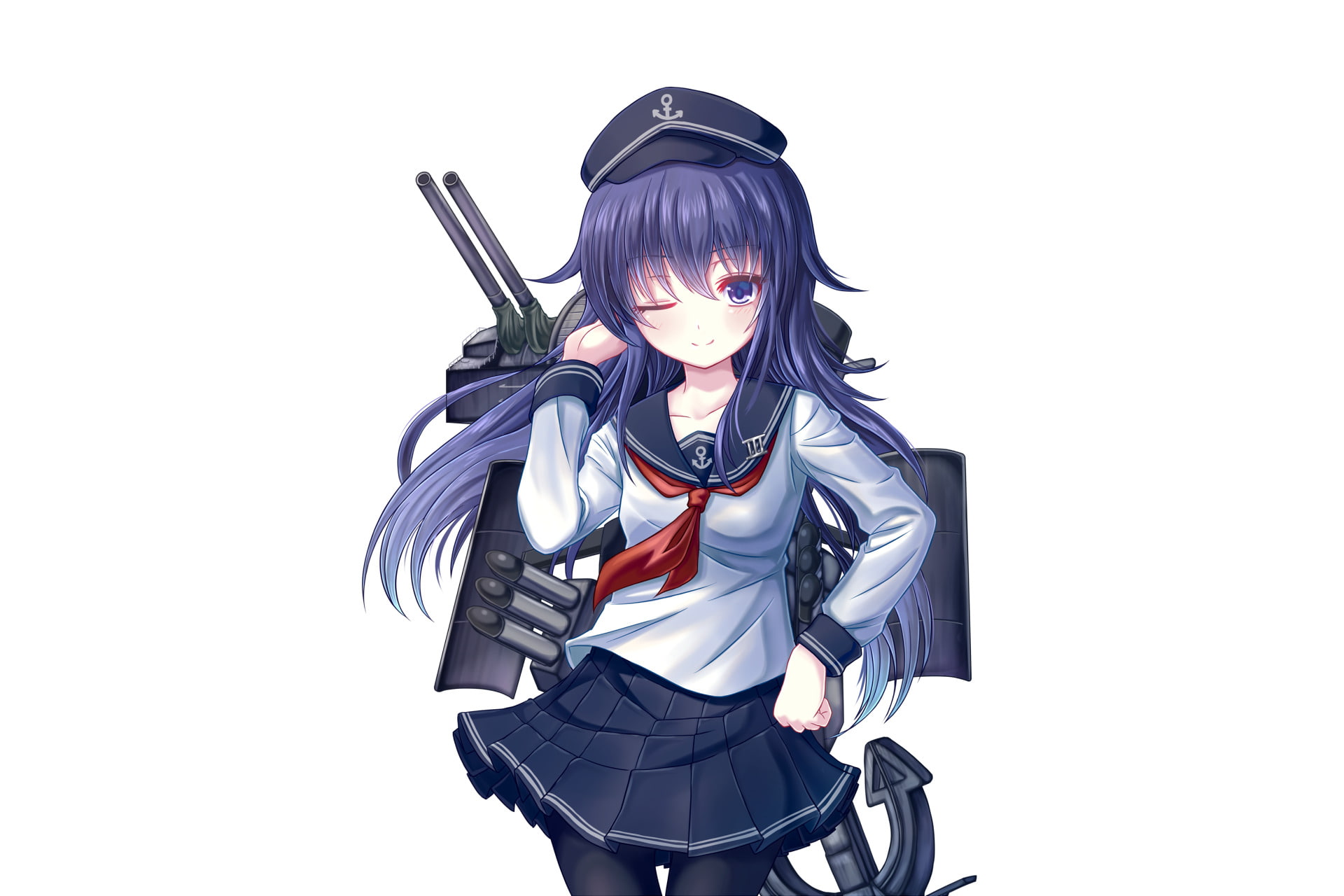Anime, Akatsuki (KanColle), 1080P, Kantai Collection, HD Wallpaper