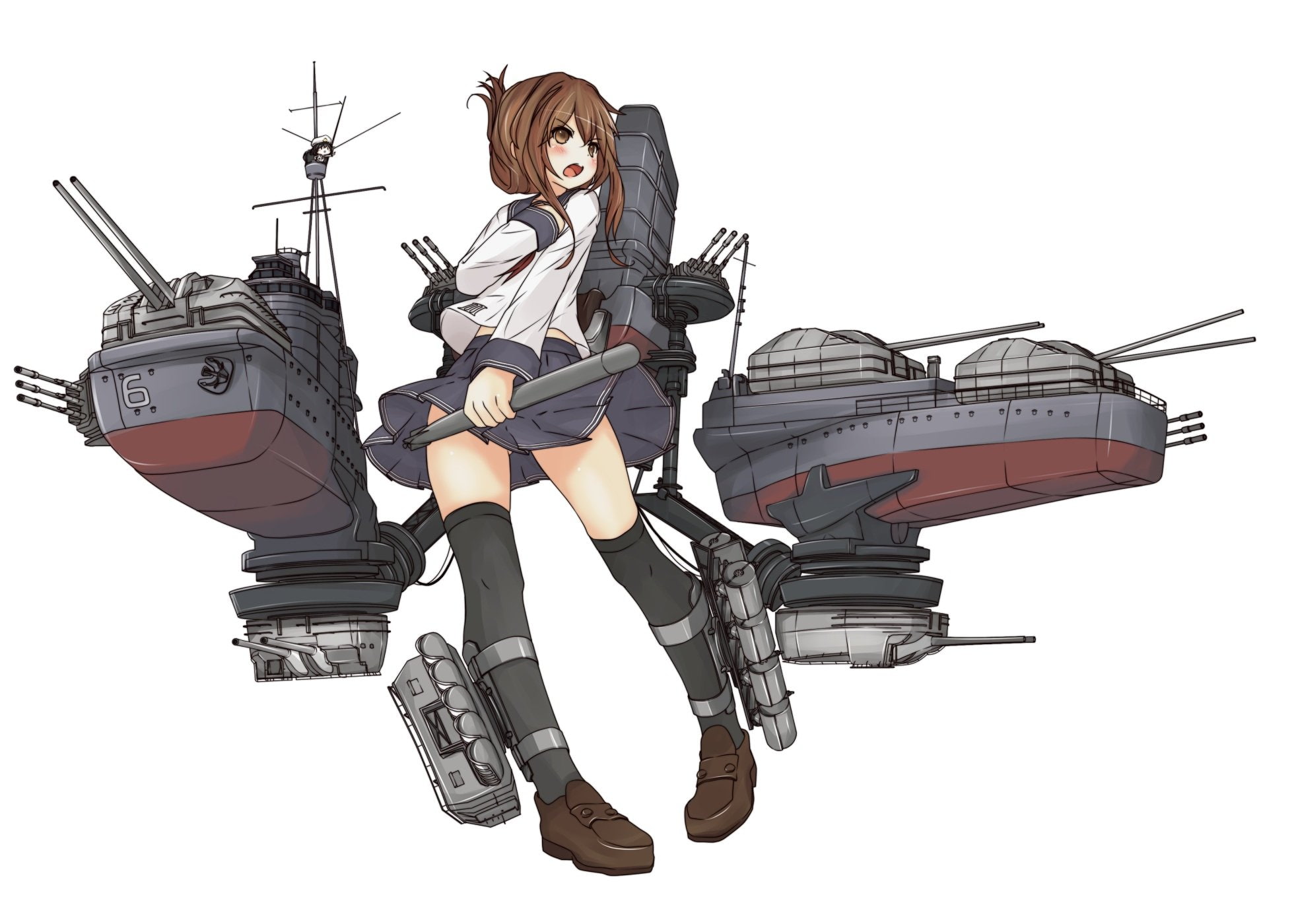 kancolle, inazuma, fairy, 1080P, HD Wallpaper
