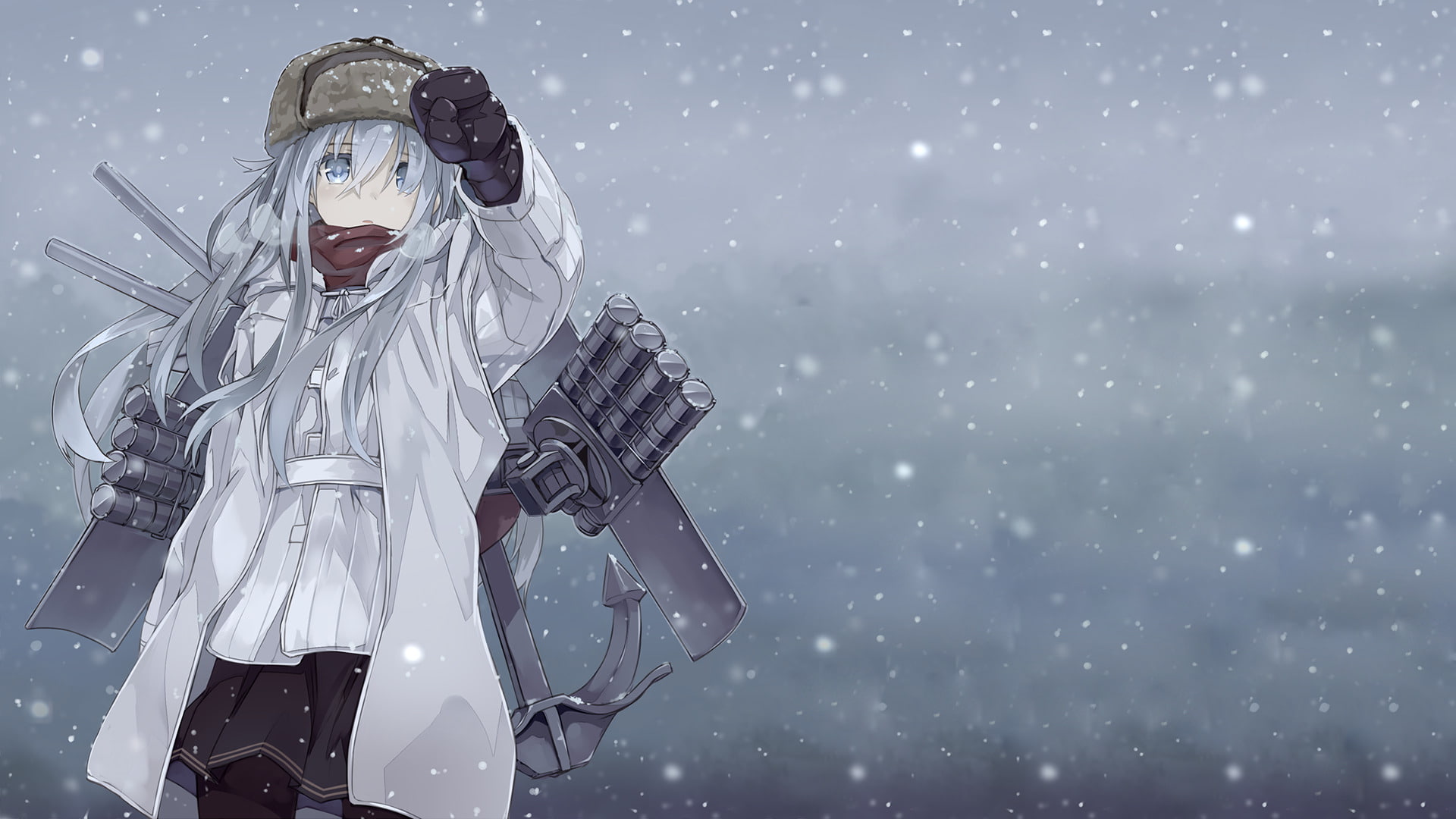 1080P, Hibiki (Kancolle), Anime, Kantai Collection, HD Wallpaper