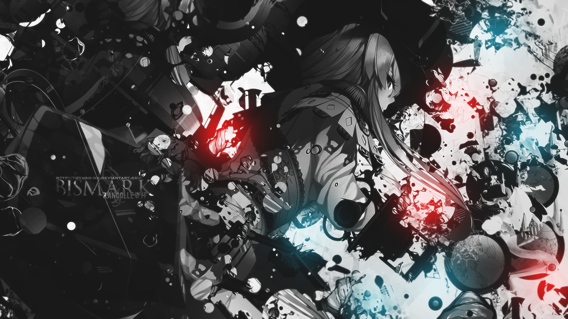 Anime, Bismarck (Kancolle), Kantai Collection, 1080P, HD Wallpaper