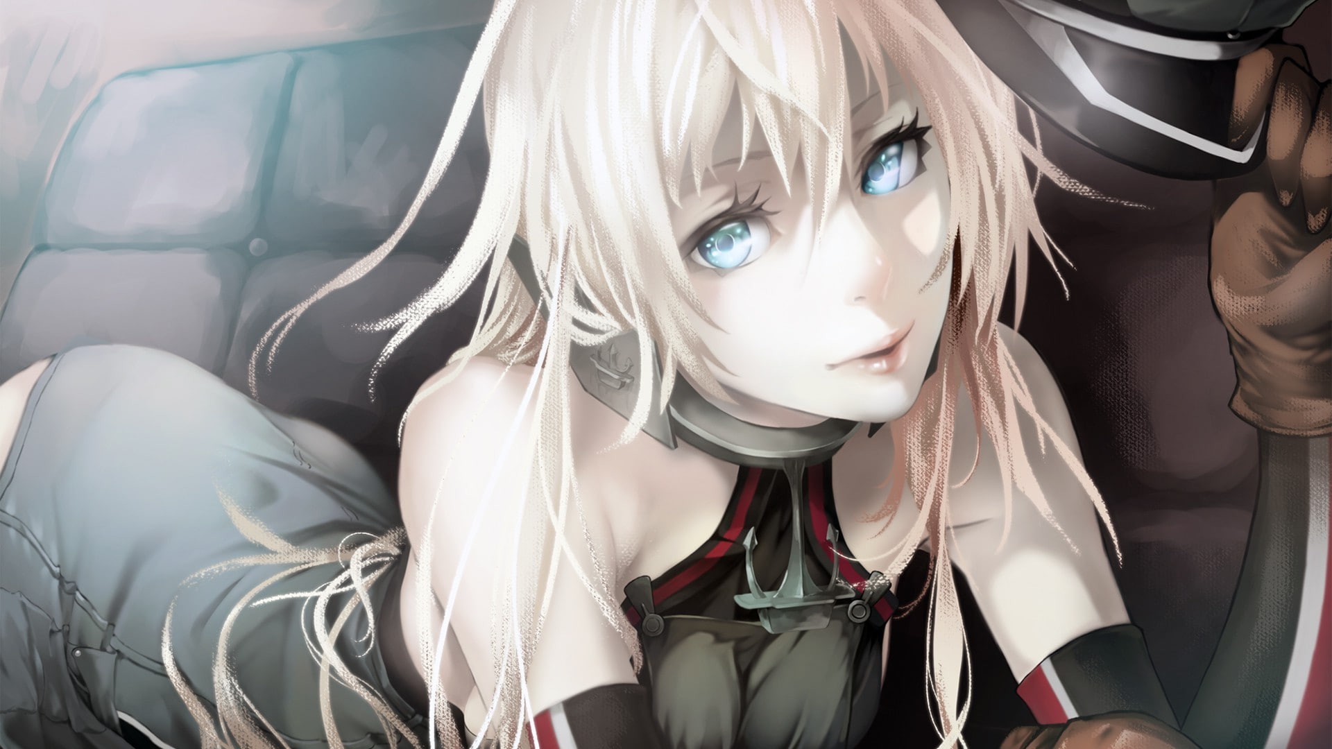 land vehicle, Kantai Collection, one person, Bismarck (KanColle), headshot, real people, Anime Girls, transportation, indoors, young adult, lifestyles, HD Wallpaper