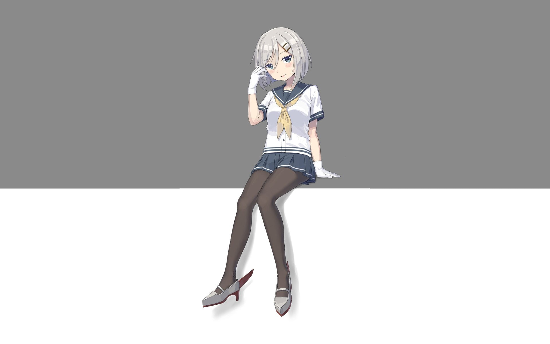 Kantai Collection, Anime, 1080P, Hamakaze (Kancolle), HD Wallpaper