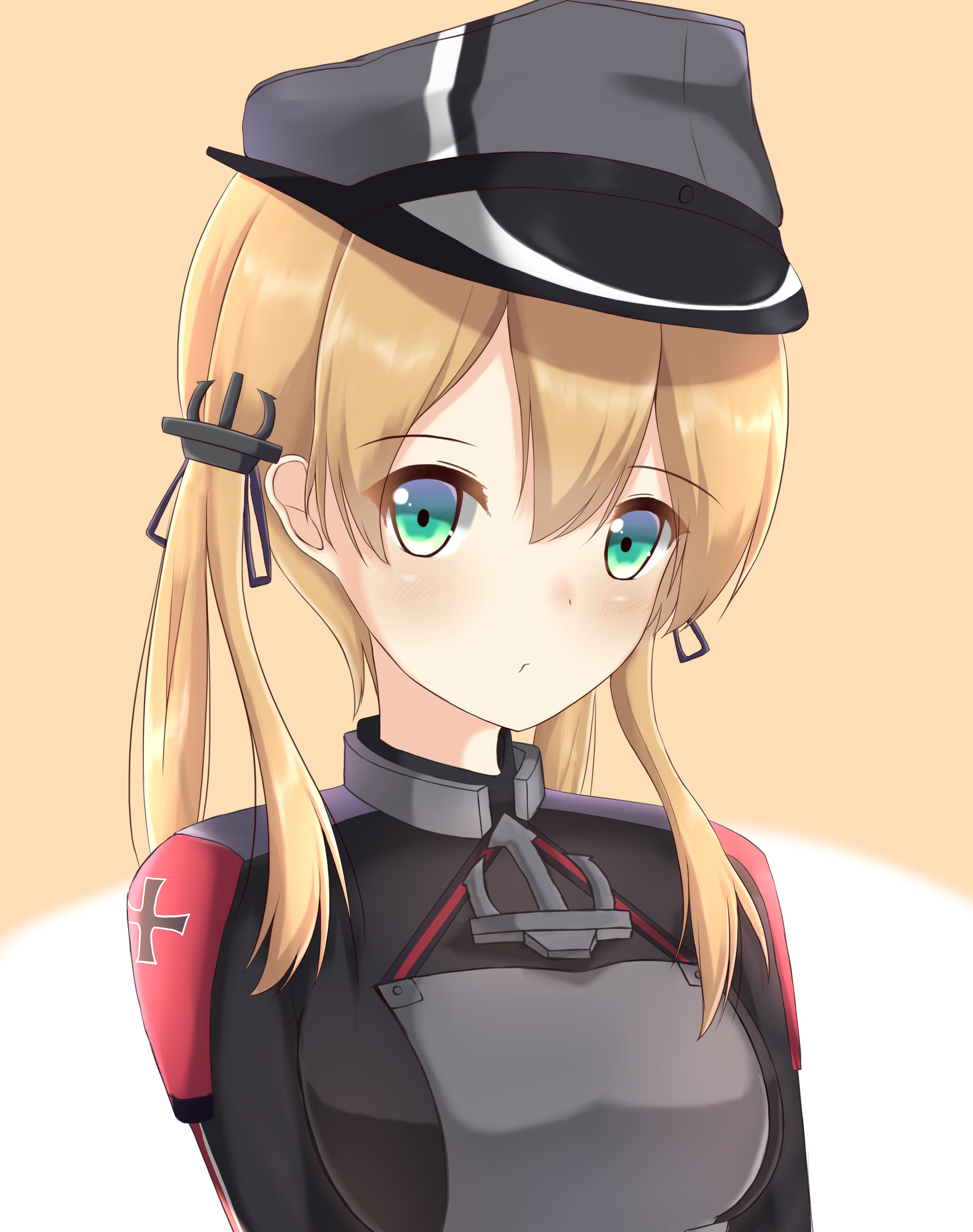 uniform, clothing, blond hair, young adult, adult, hair, green eyes, leisure activity, blonde, cute, headshot, anime, hairstyle, portrait, human body part, Phone HD Wallpaper