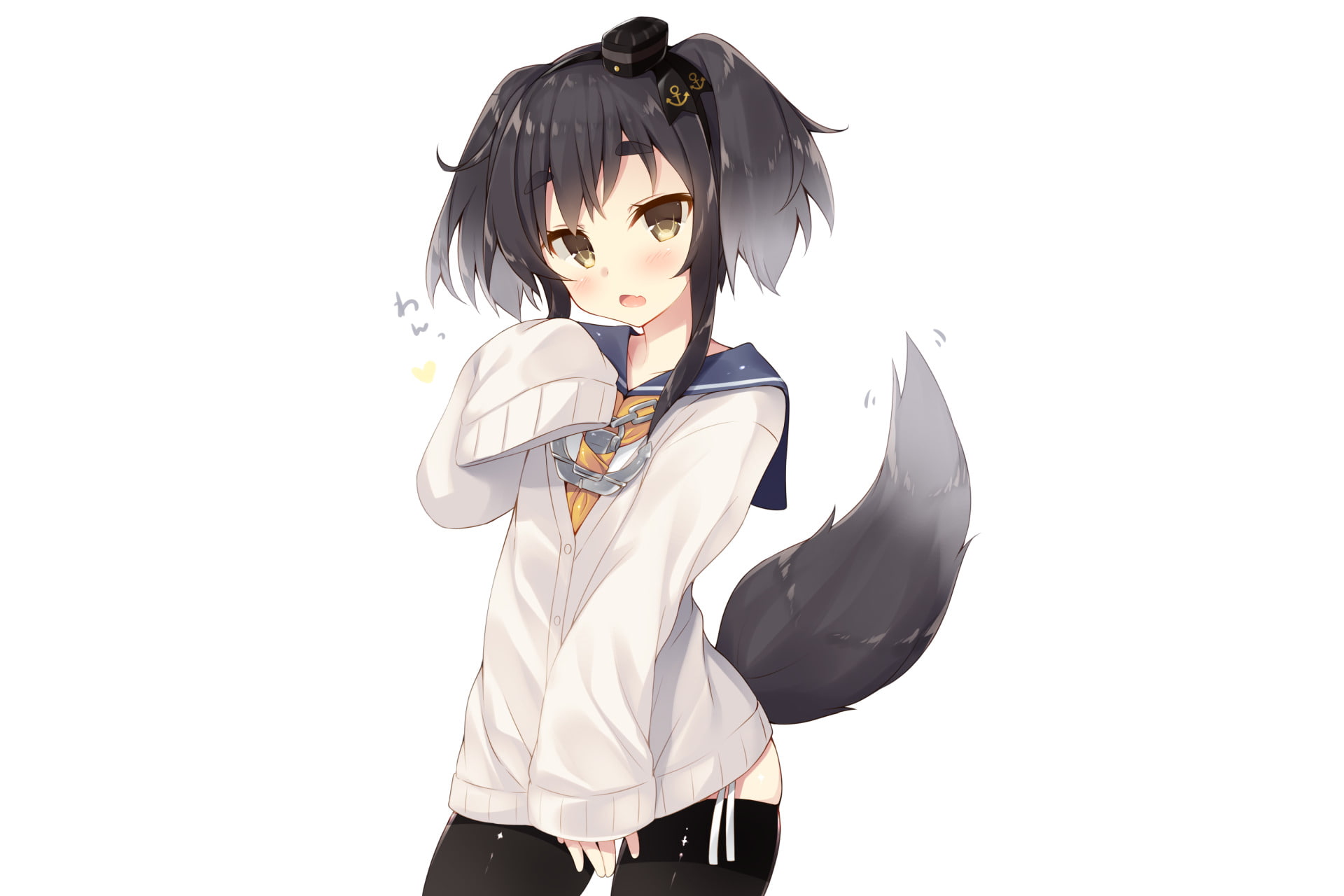 Tokitsukaze (Kancolle), Kantai Collection, Anime, 1080P, HD Wallpaper