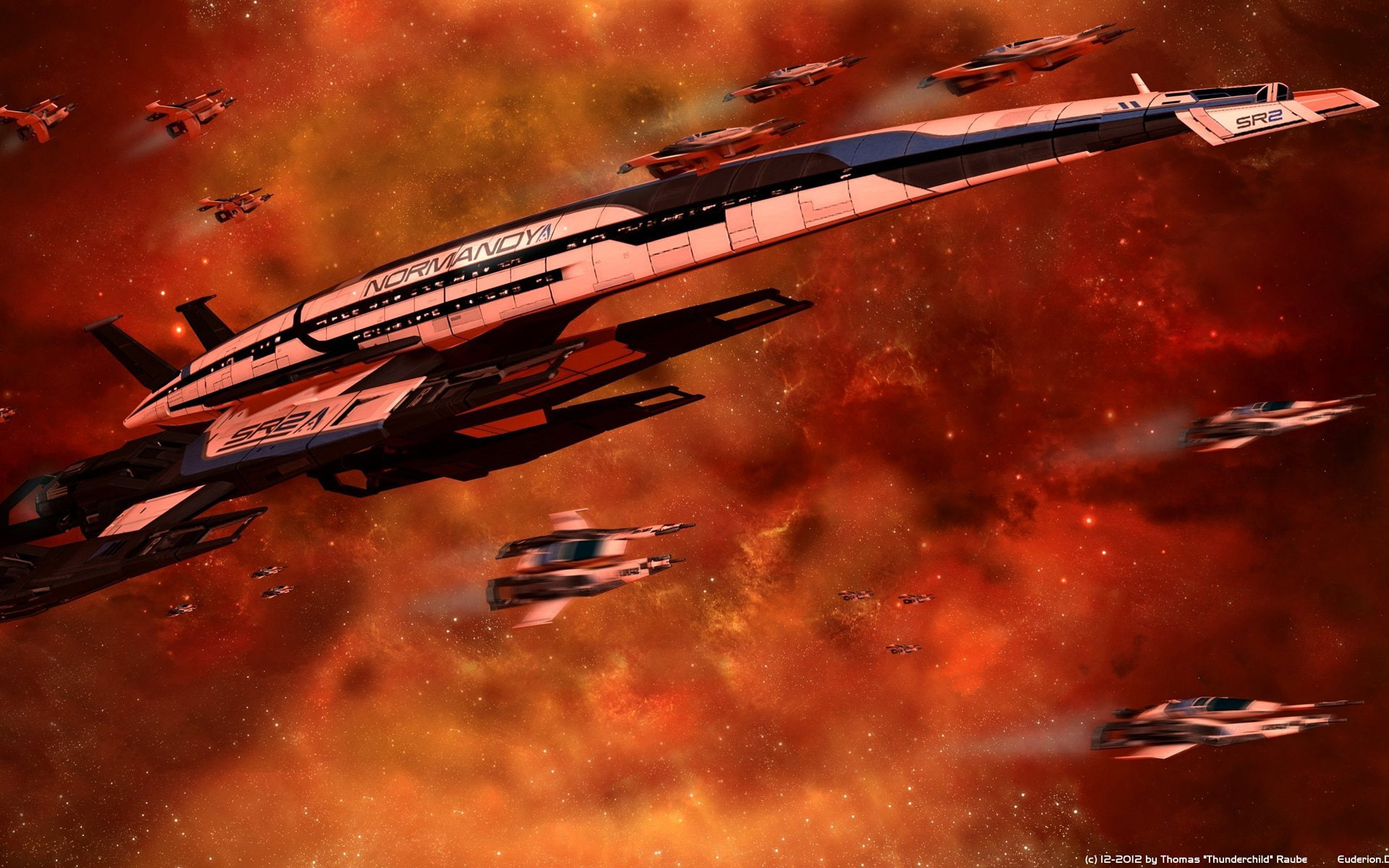 1080P, Mass Effect, Normandy SR-2, HD Wallpaper