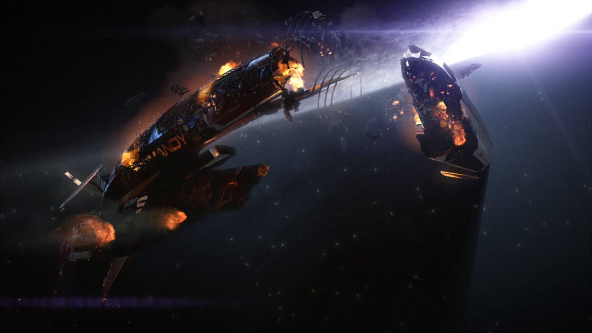 Normandy SR-1, Mass Effect 2, Mass Effect, 1080P, HD Wallpaper
