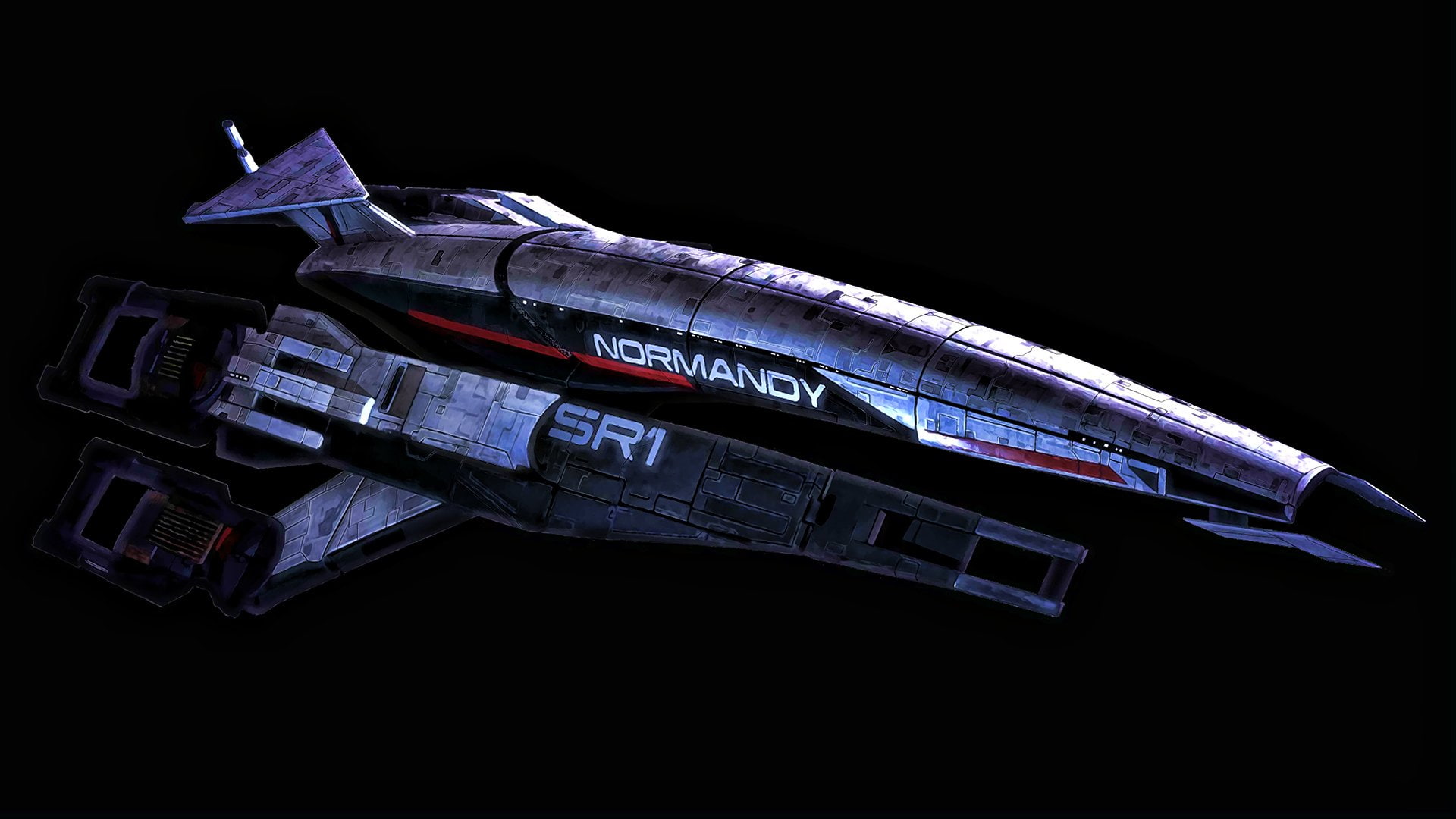 Normandy SR-1, Mass Effect, 1080P, HD Wallpaper