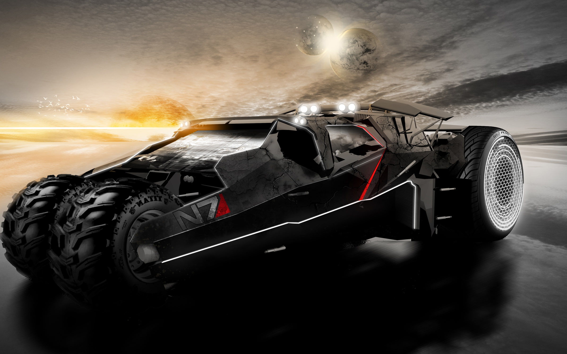 mass, n, effect, car, 1080P, HD Wallpaper