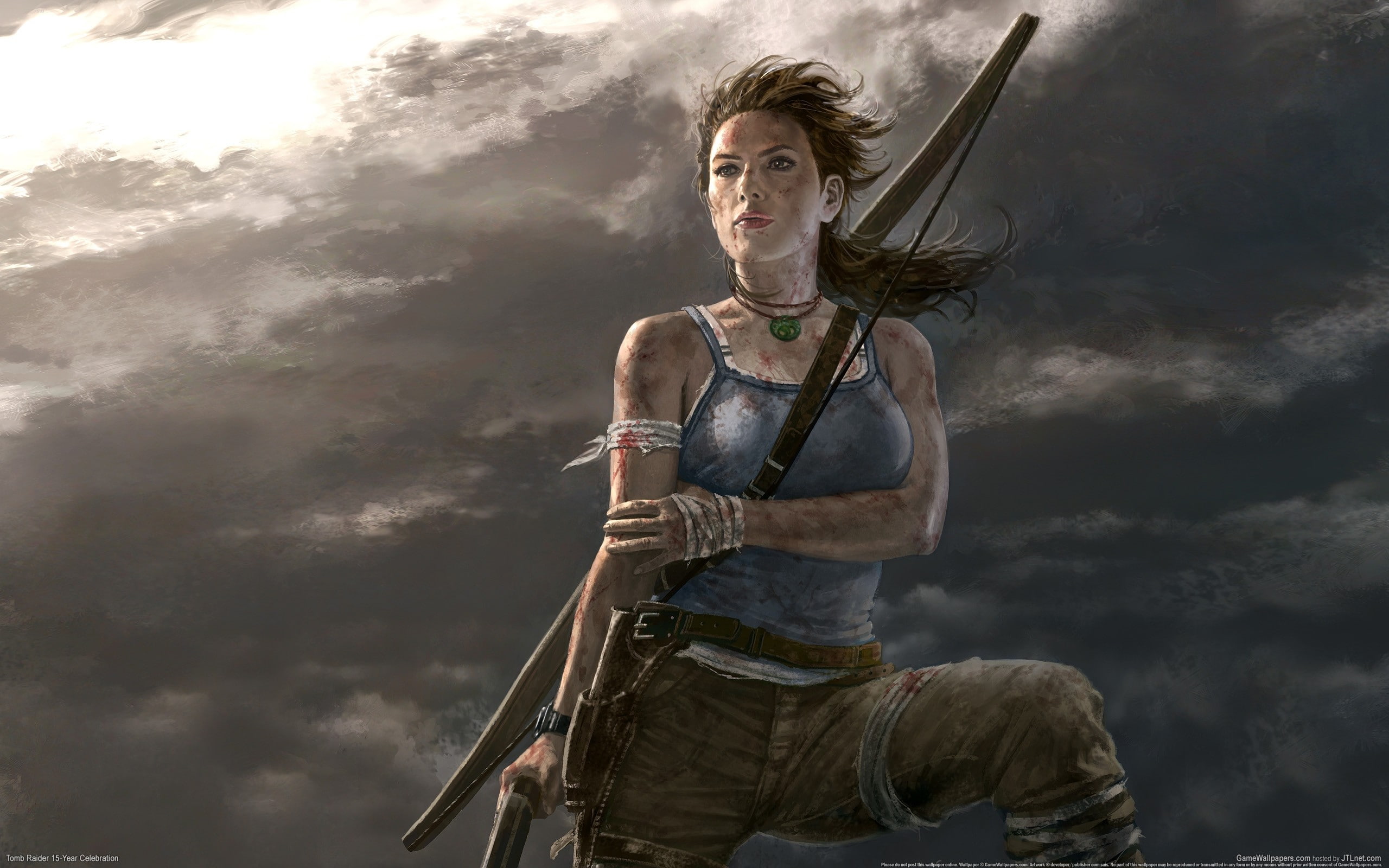 artwork, fan art, video game girls, video game characters, video games, Lara Croft, Tomb Raider, 2K, HD Wallpaper