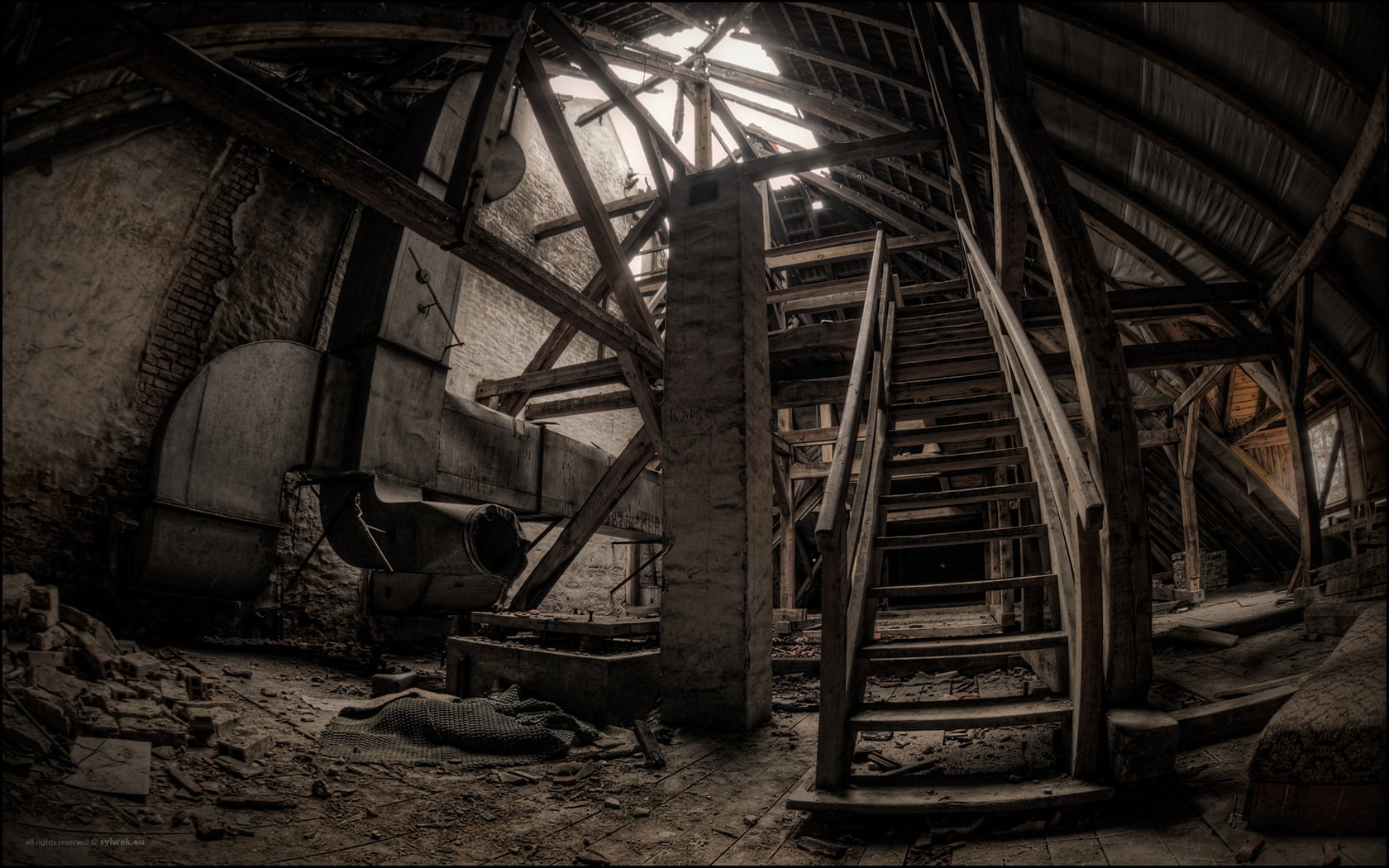 absence, damaged, industry, bad condition, dirty, rustic, run-Down, abandoned, architecture, construction Industry, black And White, destruction, the Past, HD Wallpaper