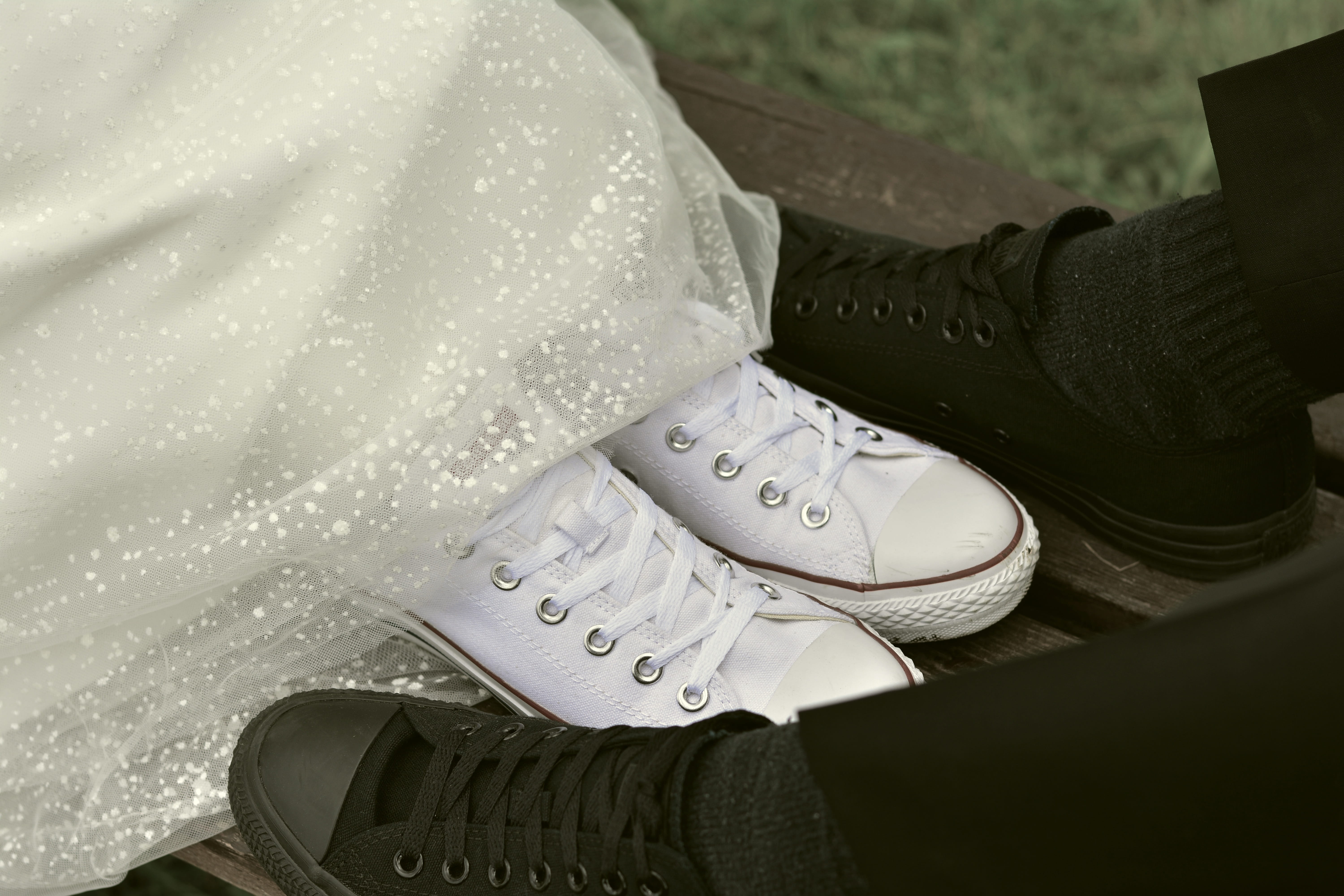 casual clothing, fashion, low section, shoelace, human leg, shoe, love, human body part, sports shoes, marry, brautschuhe, footwear, feet, 5K, together, HD Wallpaper