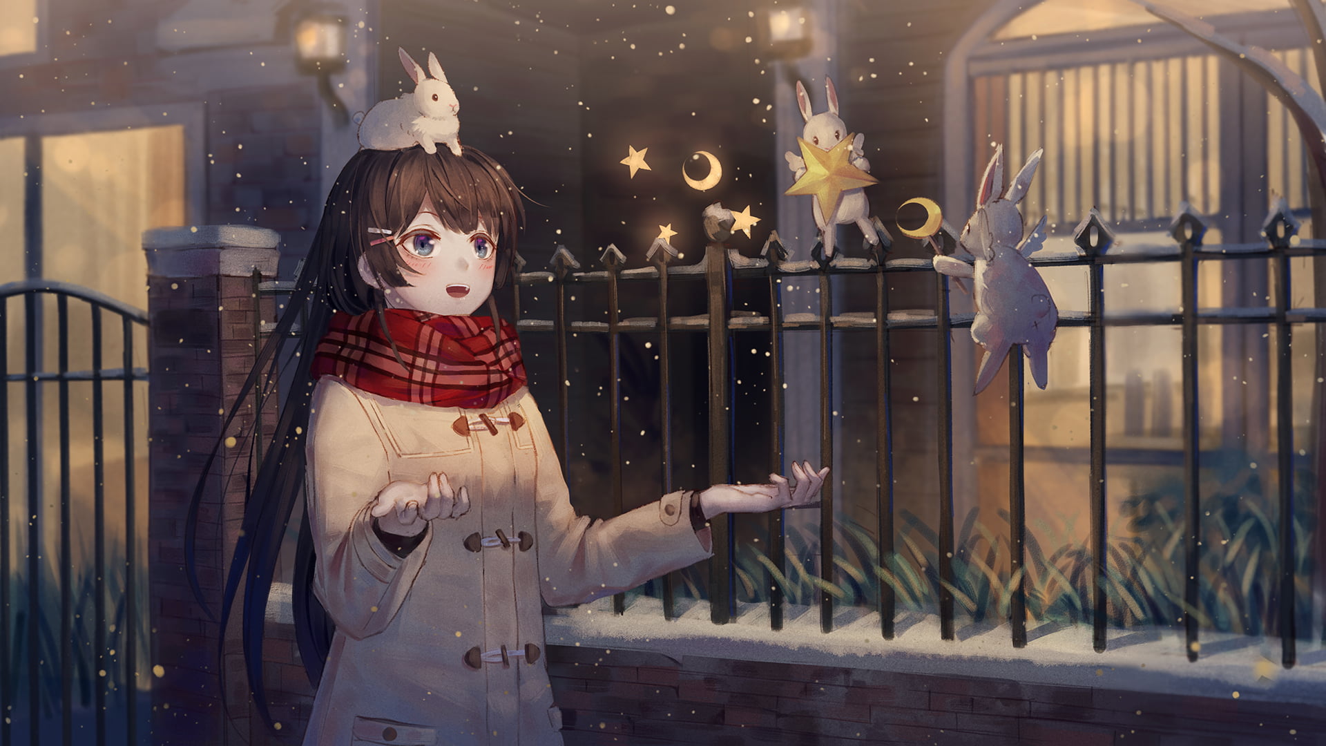 Tsukino Mito, Anime, 1080P, Virtual Youtuber, HD Wallpaper