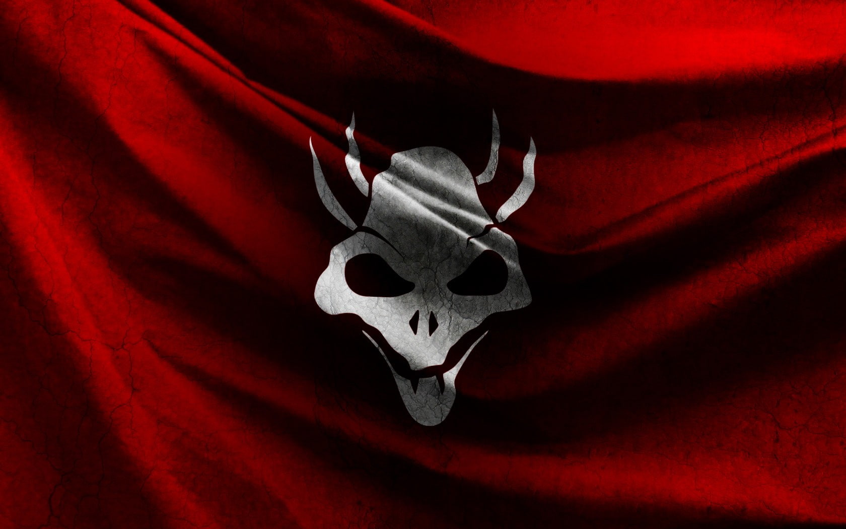 celebration, studio shot, indoors, close-up, spooky, 720P, red, still life, EVE Online, no people, flag, Blood Raiders, human skeleton, single object, HD Wallpaper