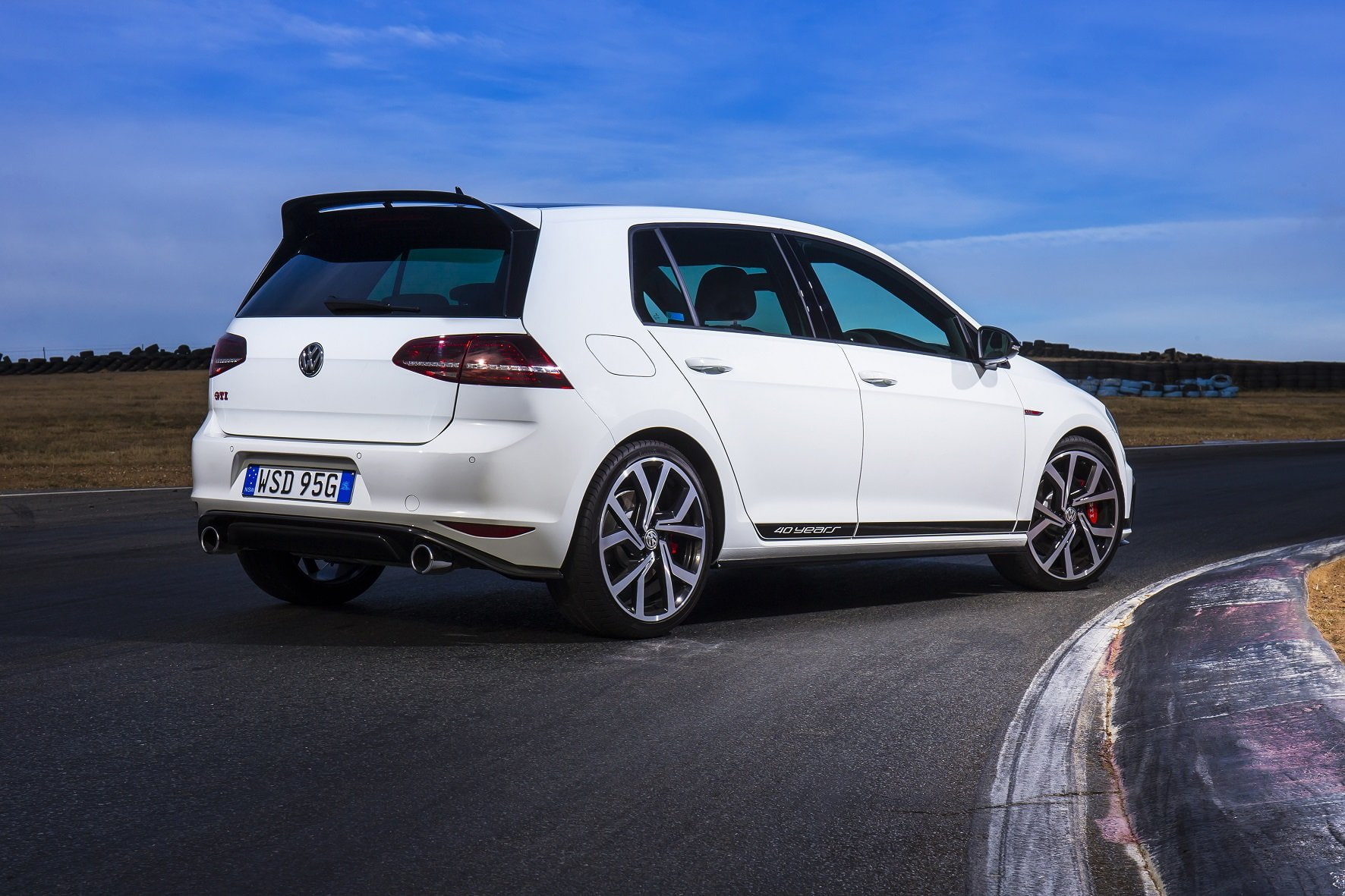 2016, 720P, gti, years, white, volkswagen, cars, (typ, 5g), golf, HD Wallpaper